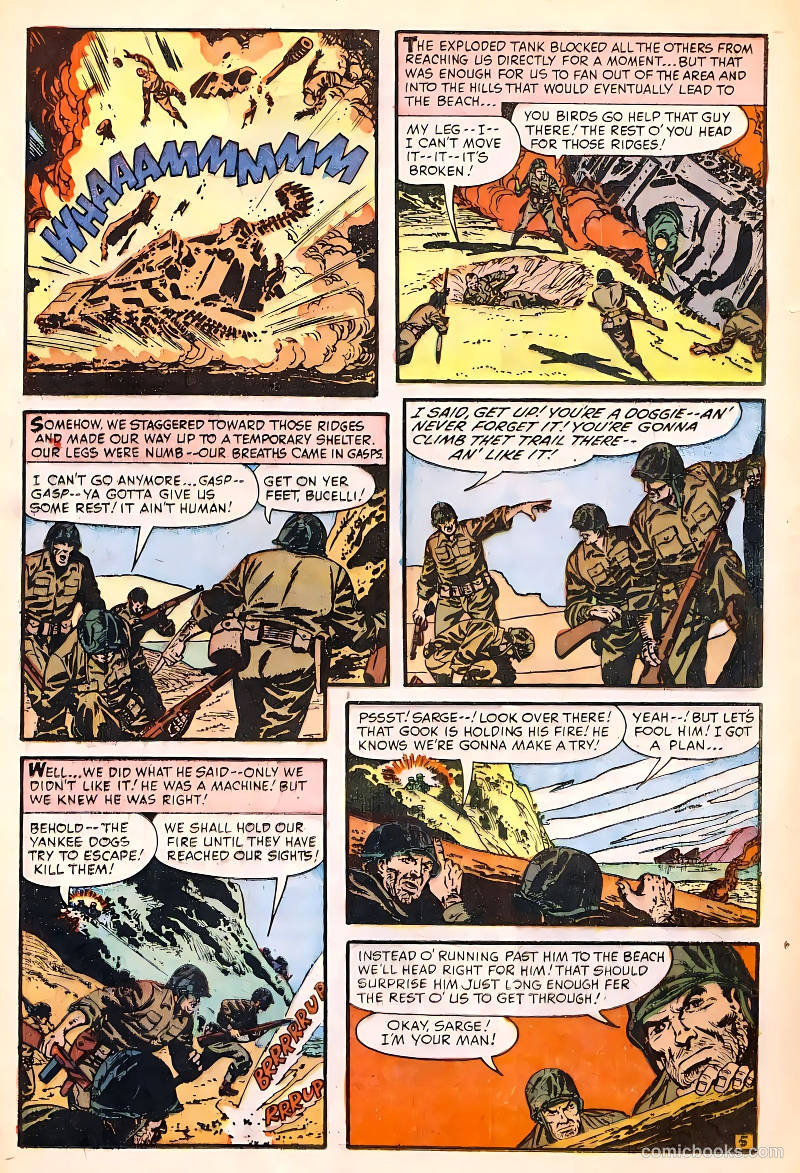 War Battles #5 (1952) — page 25 of 36
