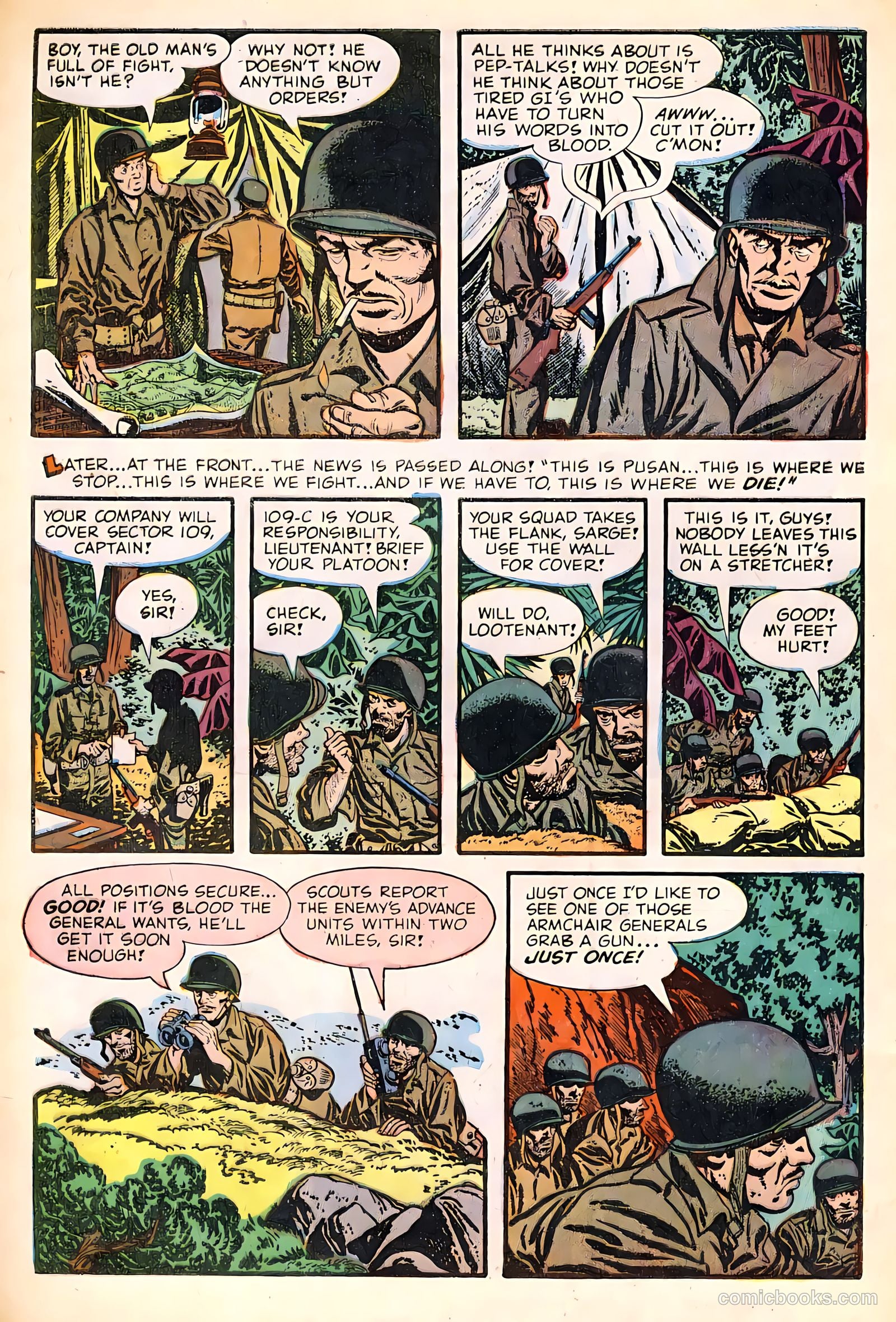 War Battles #5 (1952) — page 28 of 36