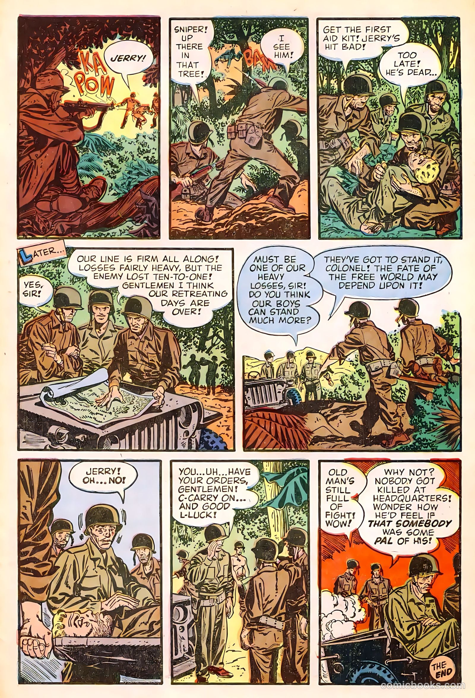 War Battles #5 (1952) — page 31 of 36