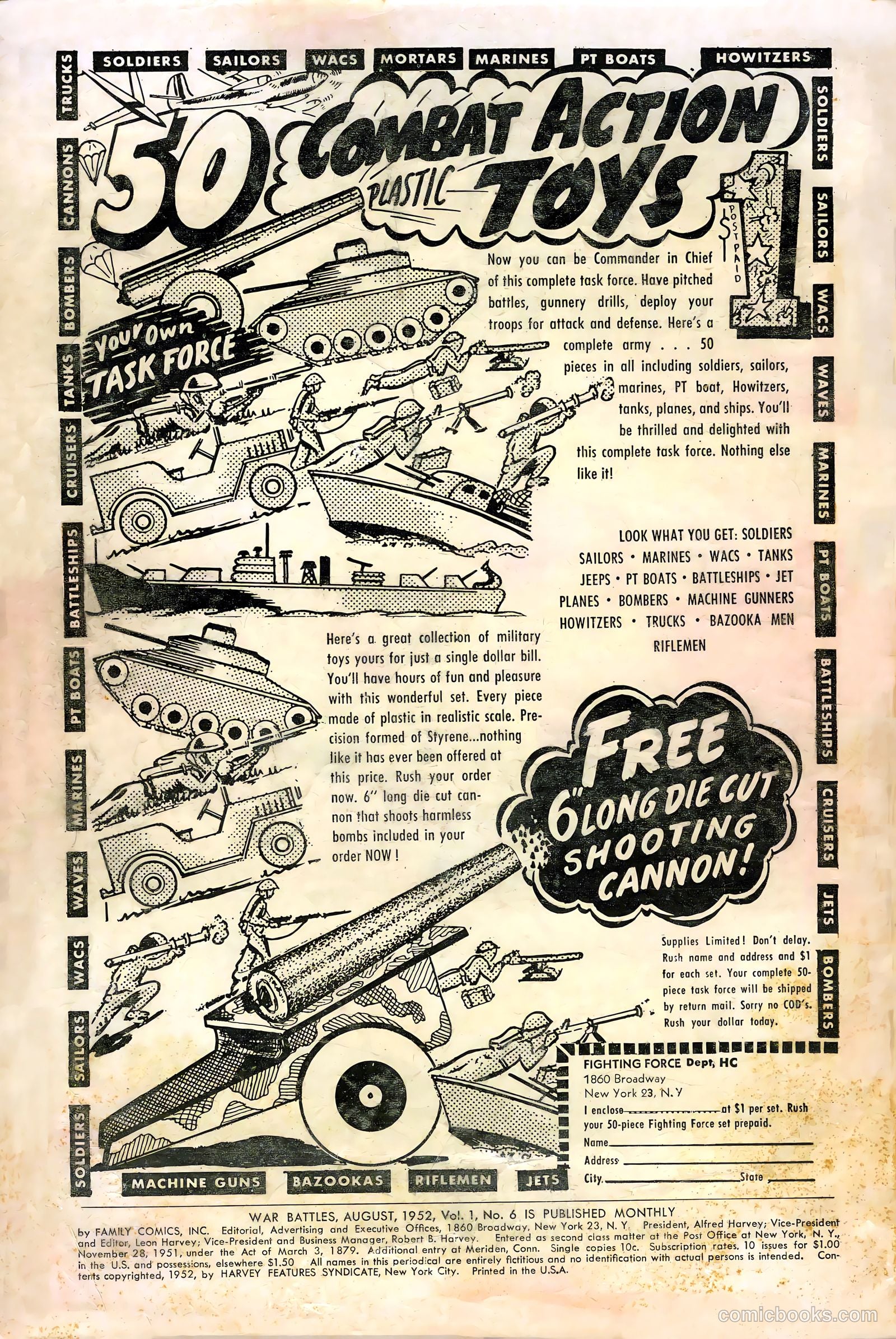 War Battles #6 (1952) — page 2 of 36