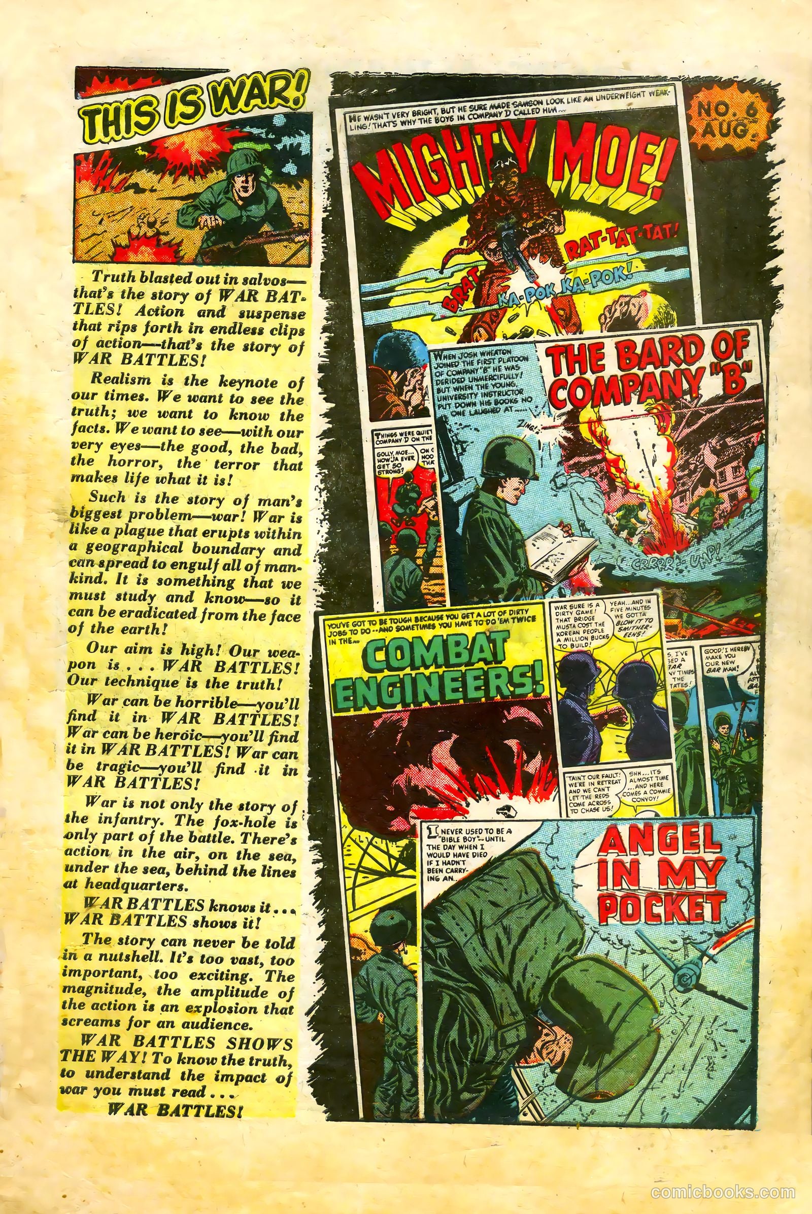War Battles #6 (1952) — page 3 of 36