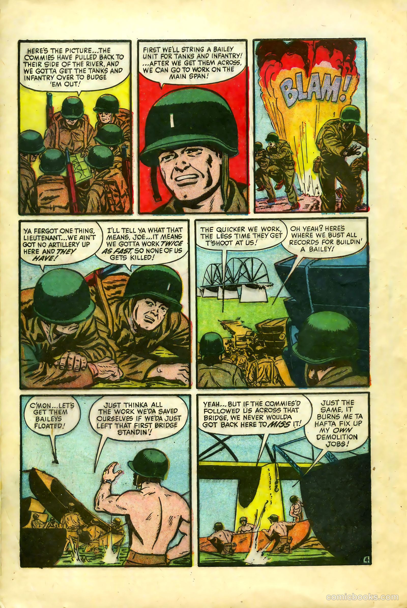 War Battles #6 (1952) — page 8 of 36