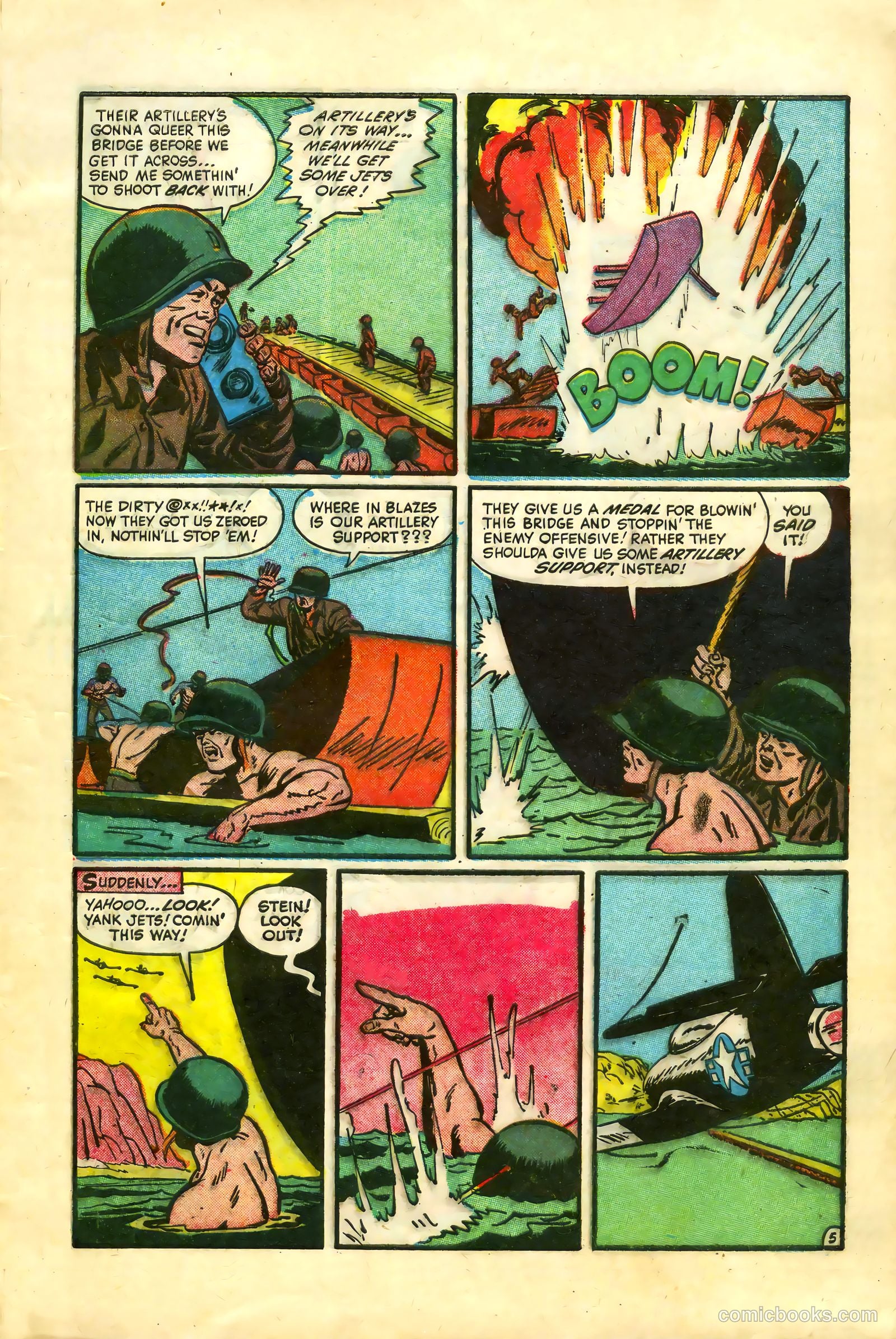 War Battles #6 (1952) — page 9 of 36