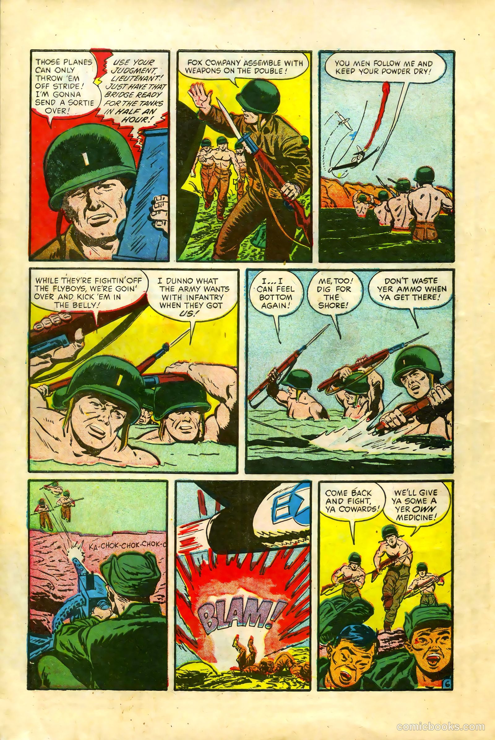 War Battles #6 (1952) — page 10 of 36