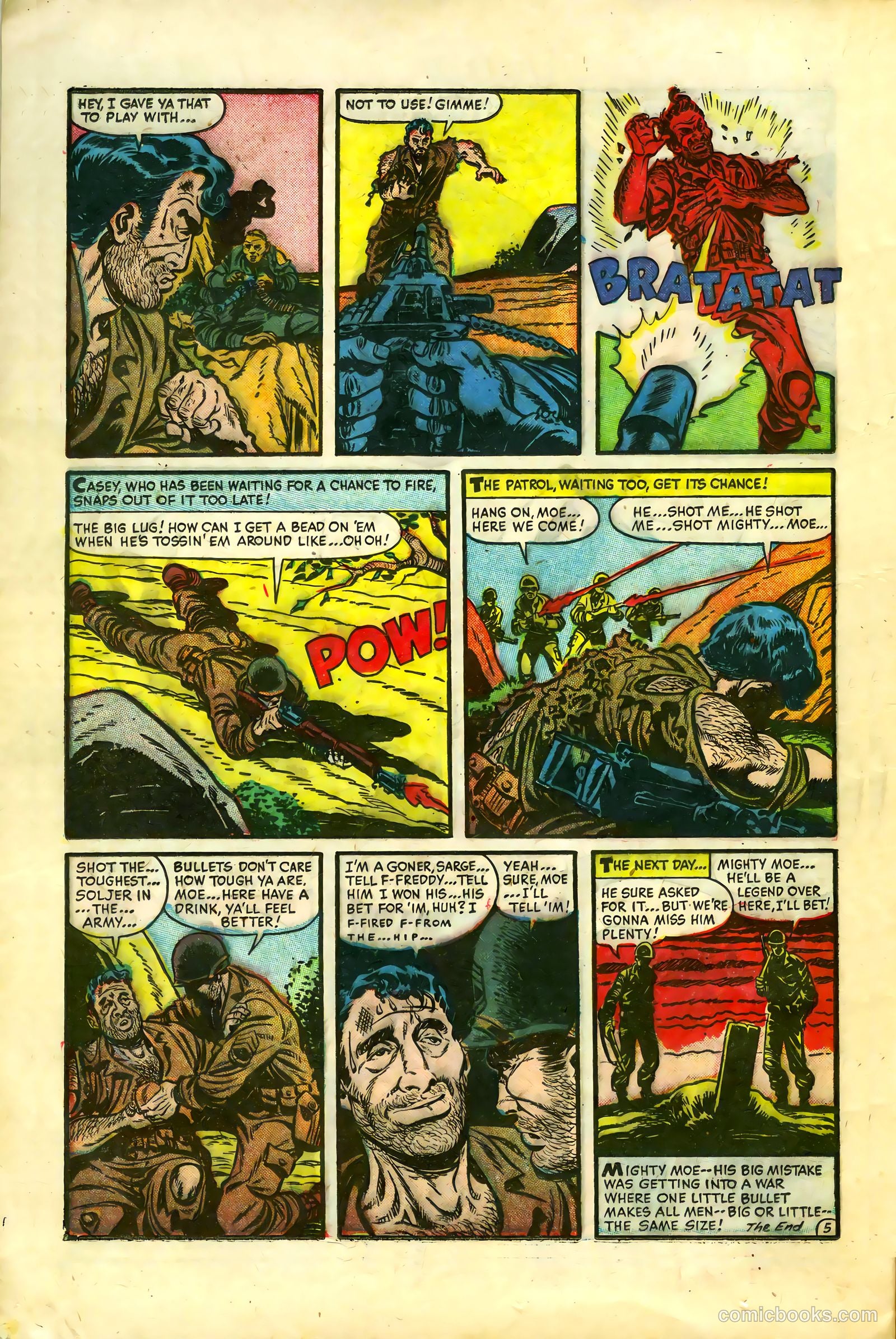 War Battles #6 (1952) — page 16 of 36