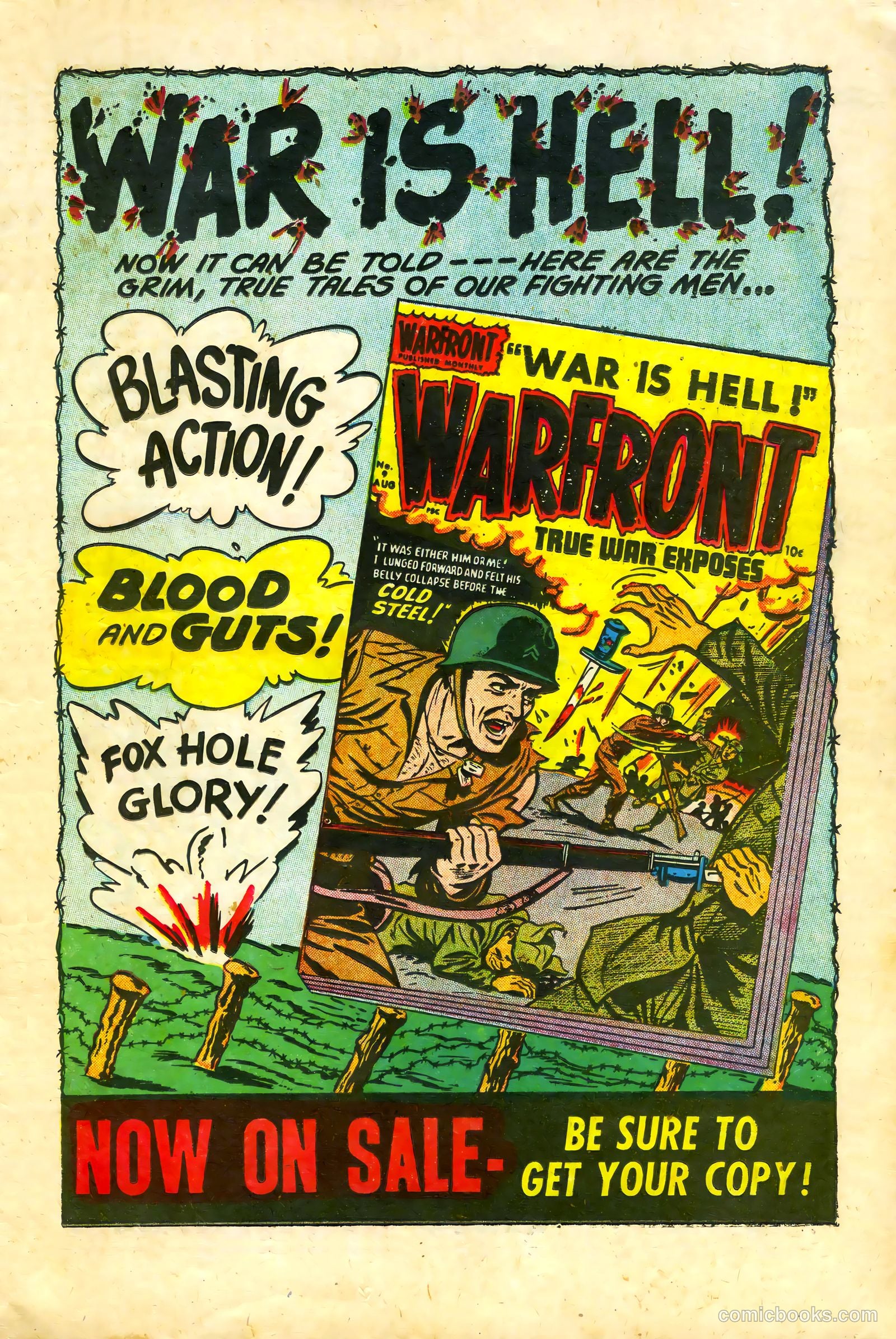 War Battles #6 (1952) — page 19 of 36