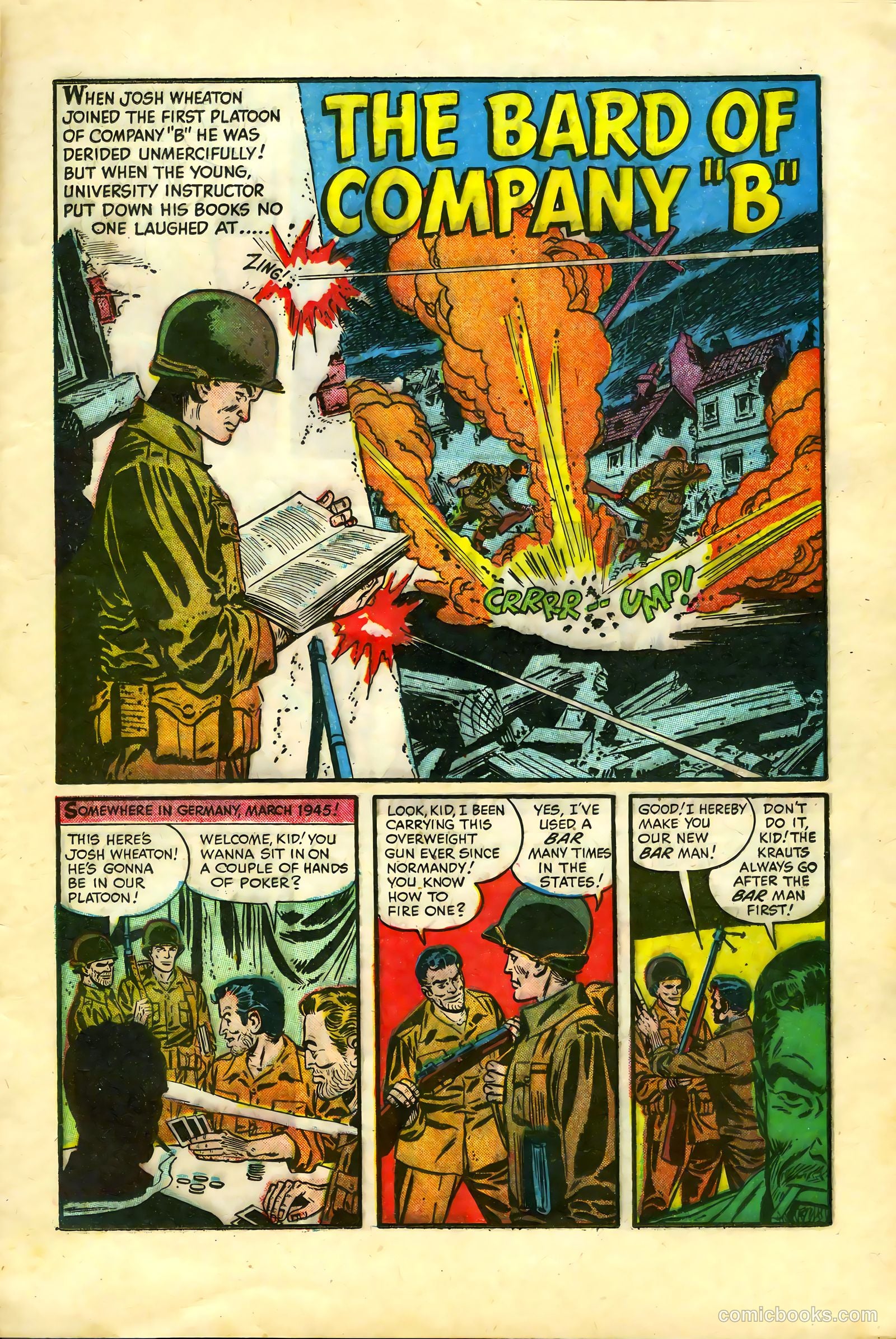 War Battles #6 (1952) — page 21 of 36