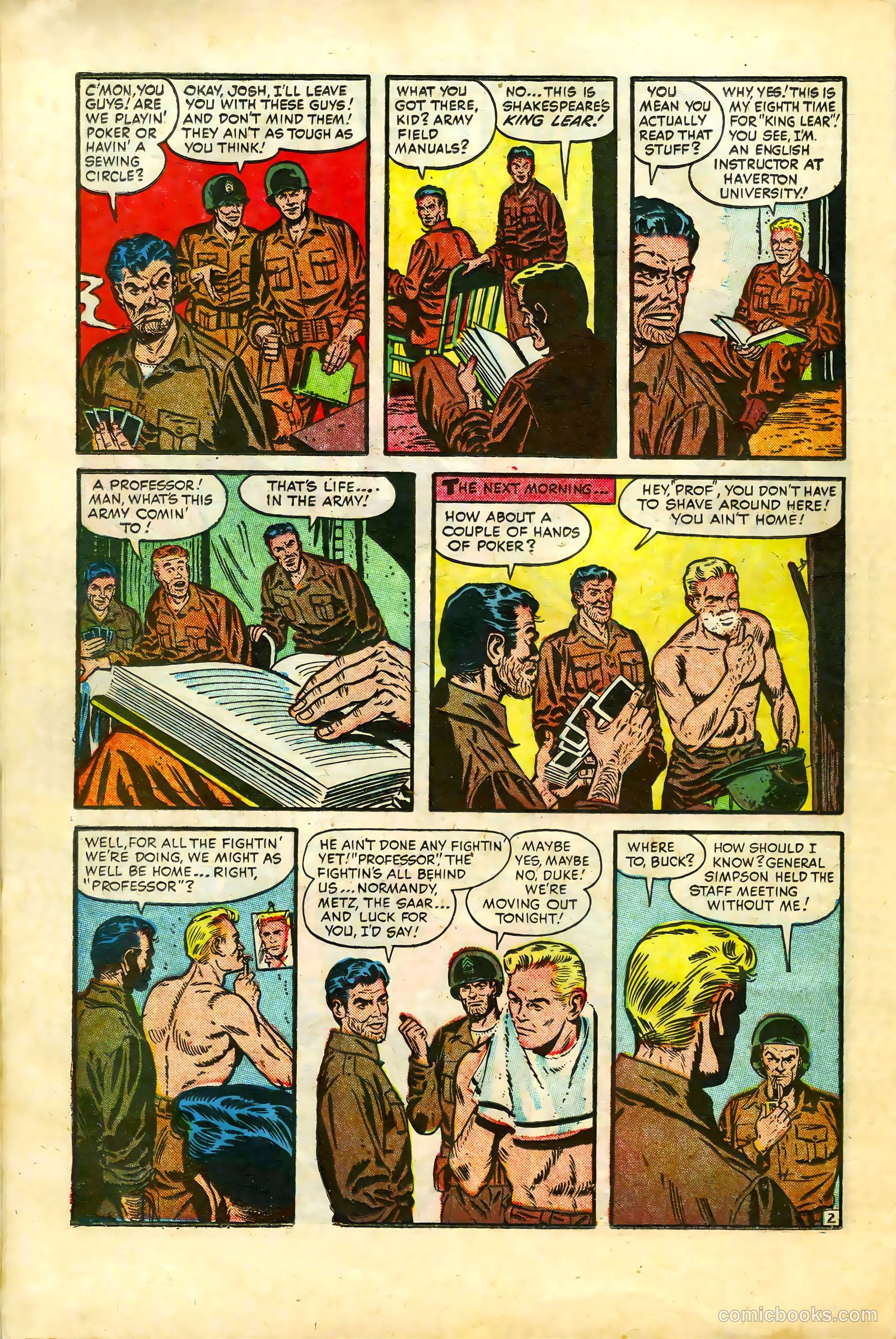 War Battles #6 (1952) — page 22 of 36