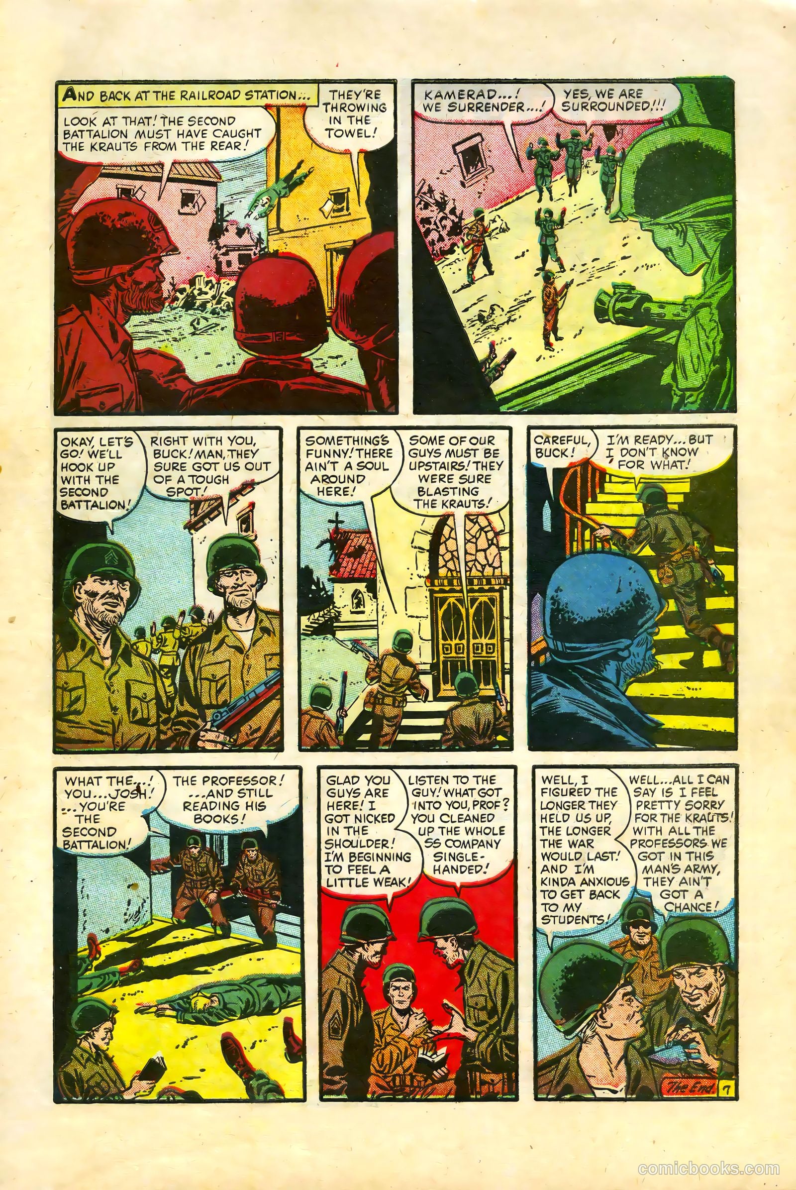 War Battles #6 (1952) — page 27 of 36