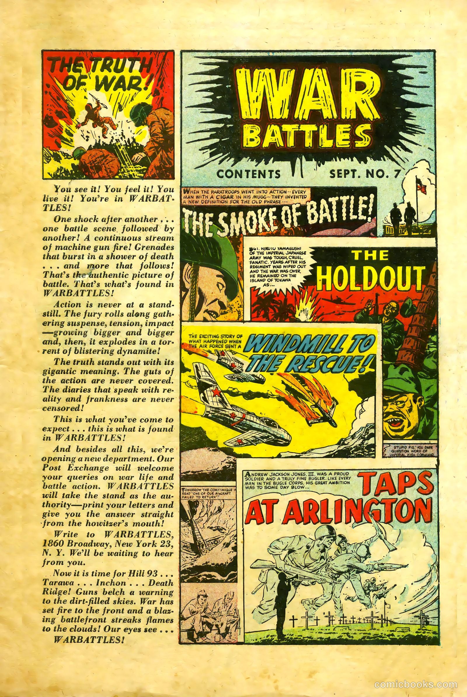 War Battles #7 (1952) — page 3 of 36