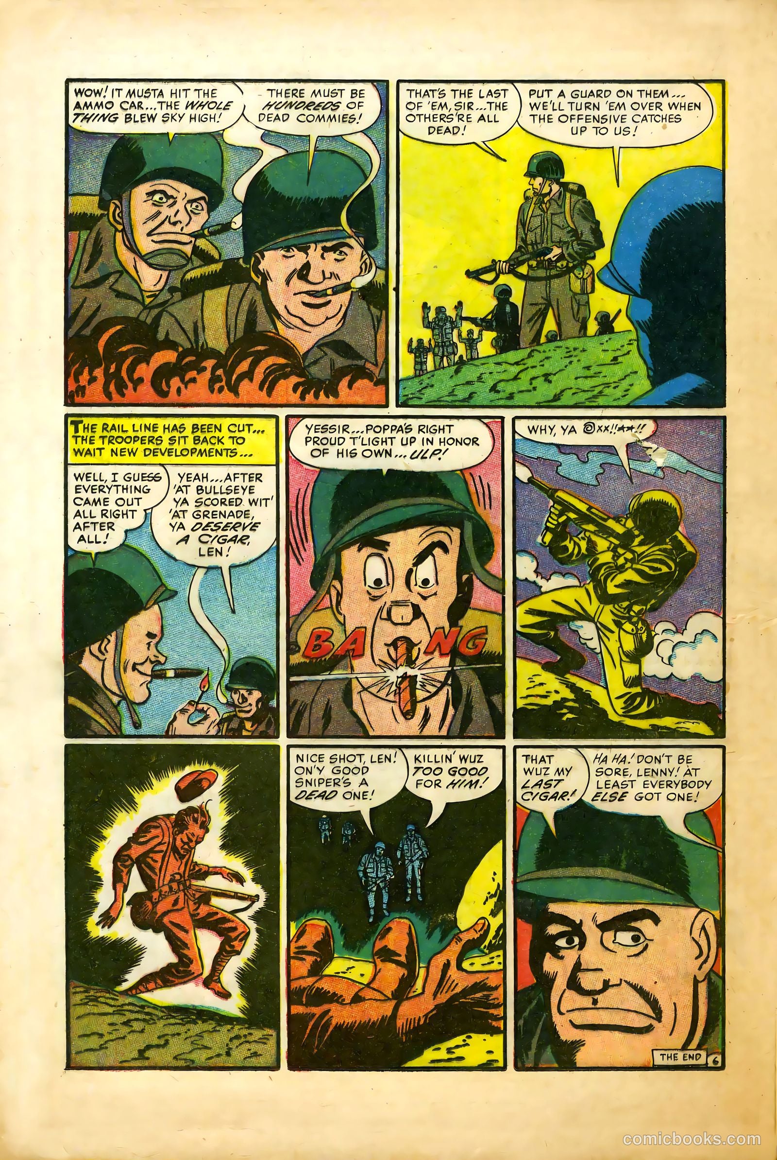 War Battles #7 (1952) — page 16 of 36