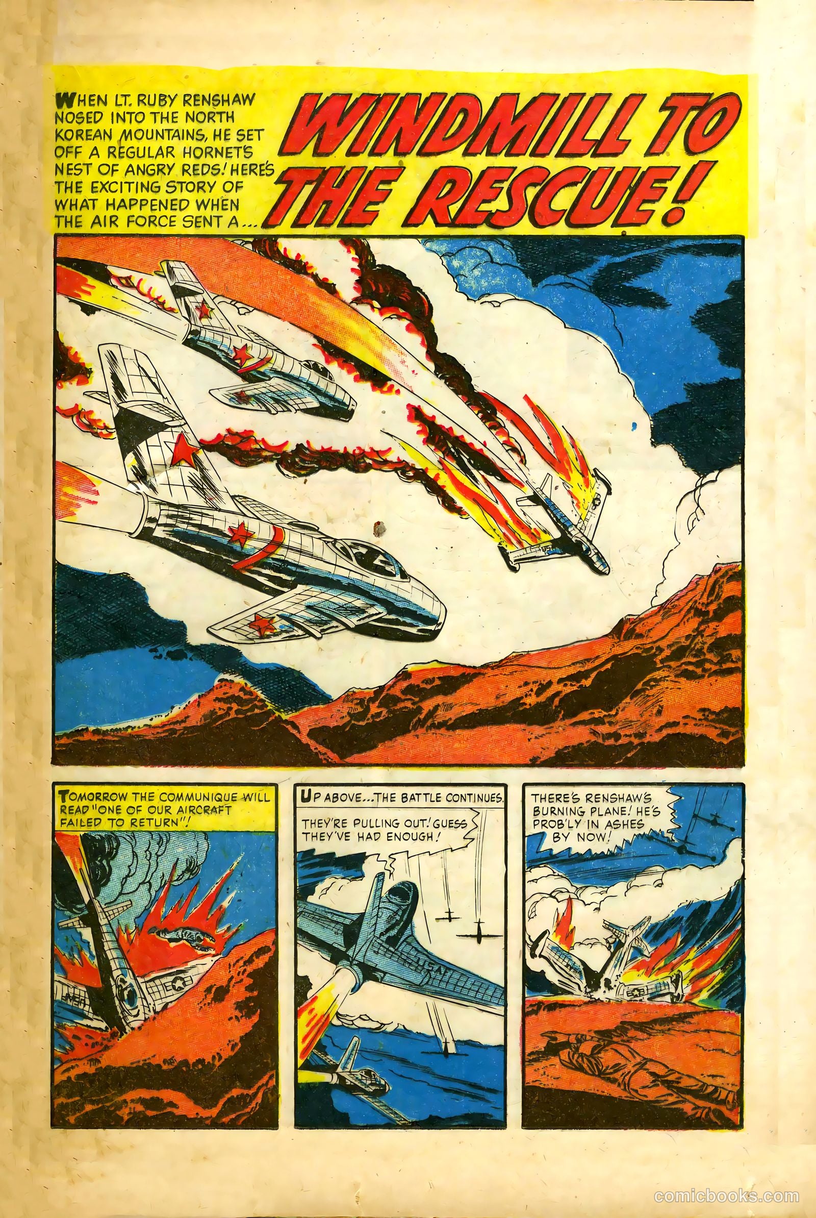 War Battles #7 (1952) — page 21 of 36