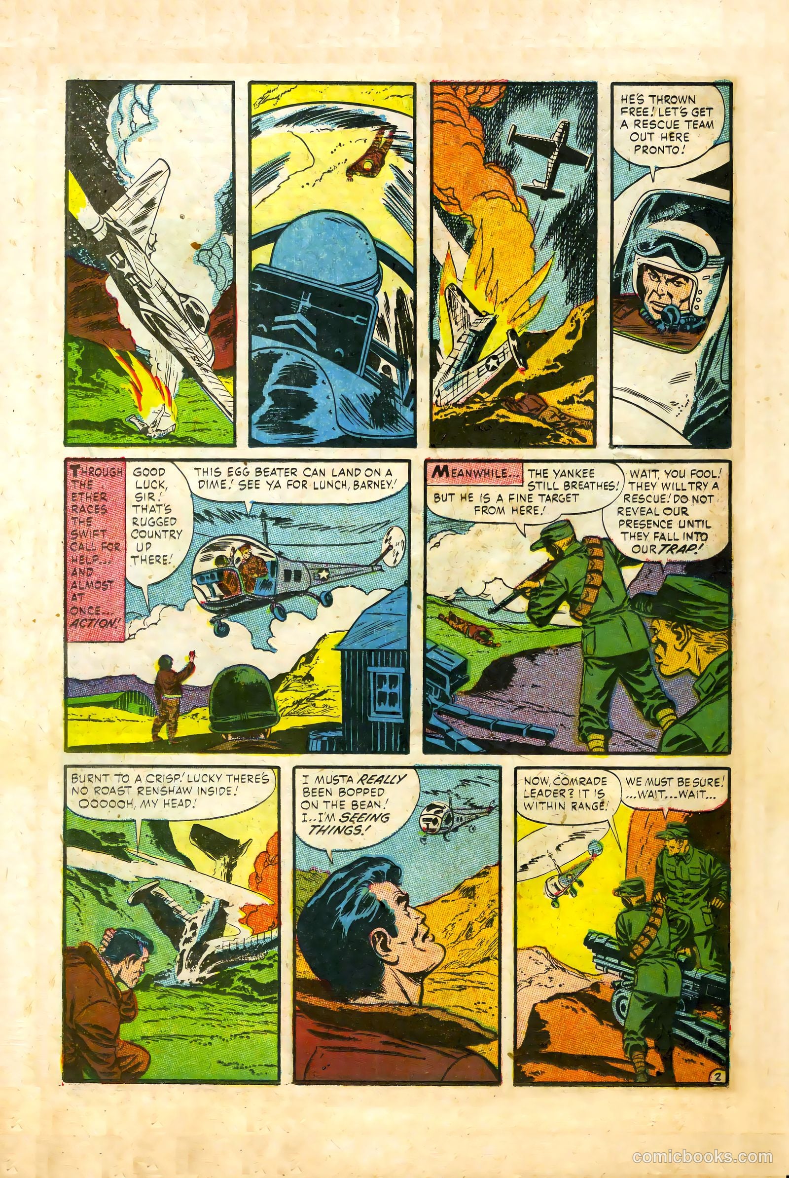 War Battles #7 (1952) — page 22 of 36
