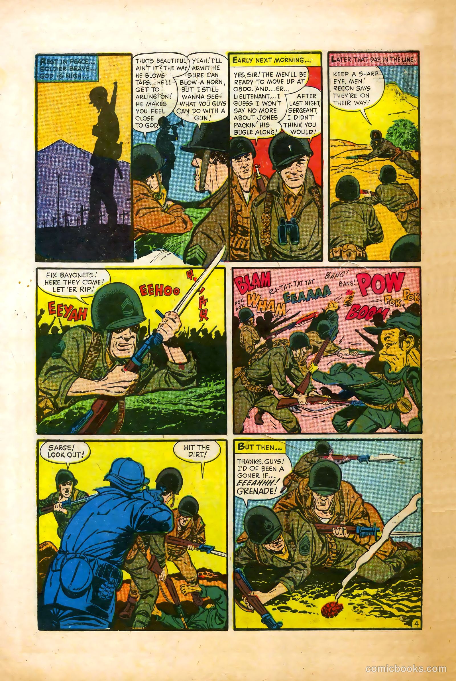 War Battles #7 (1952) — page 30 of 36