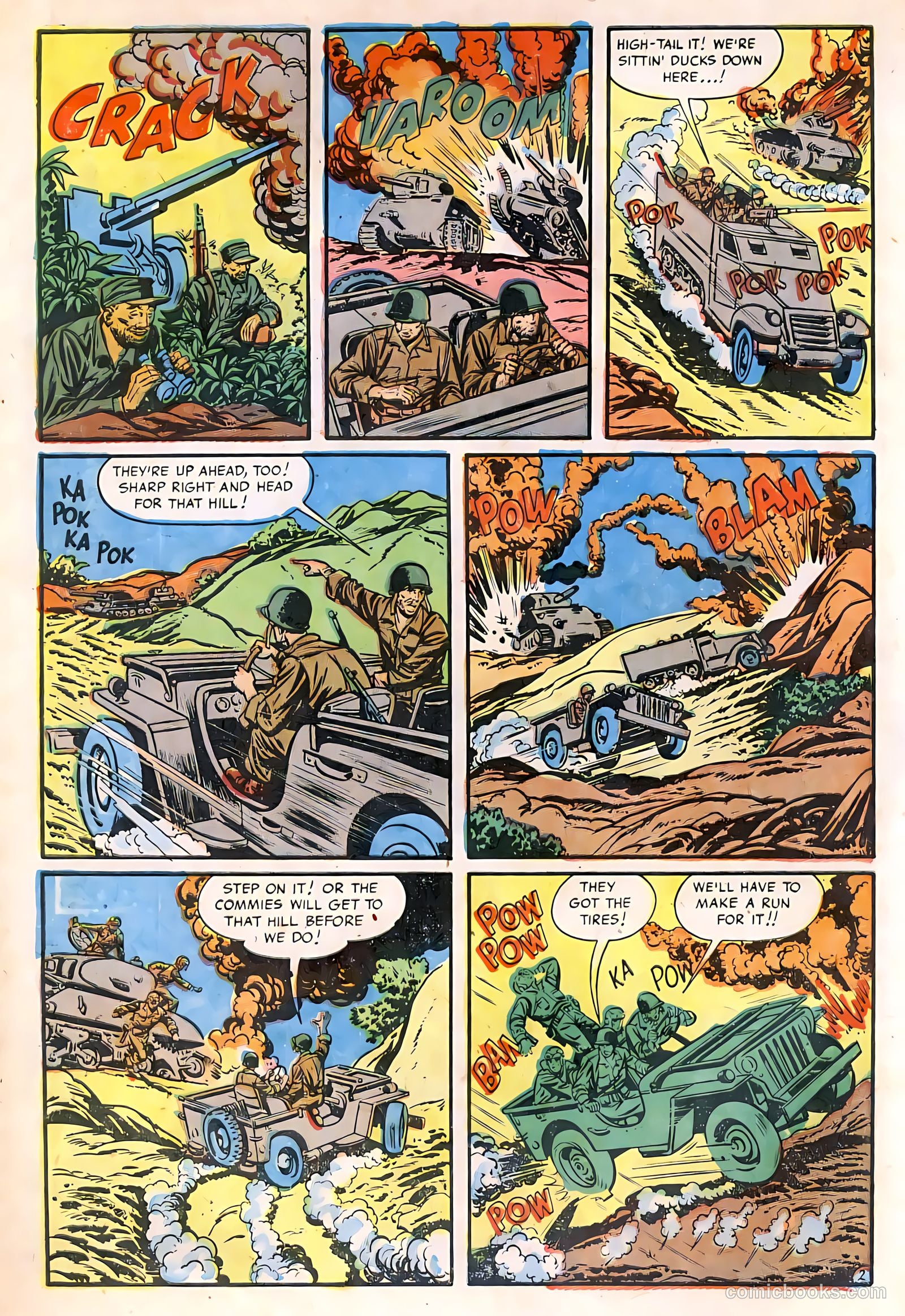War Battles #8 (1952) — page 6 of 36