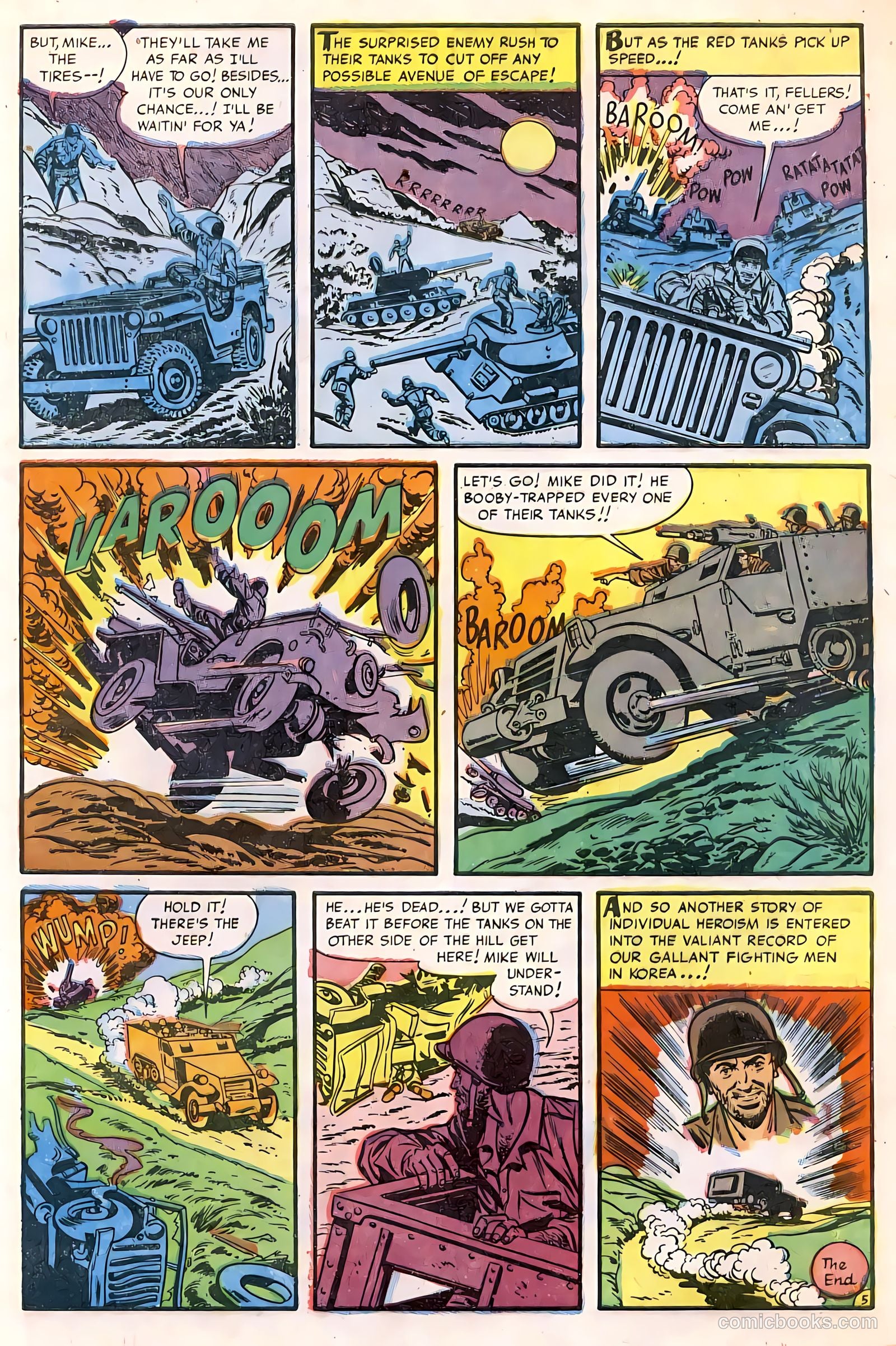 War Battles #8 (1952) — page 9 of 36