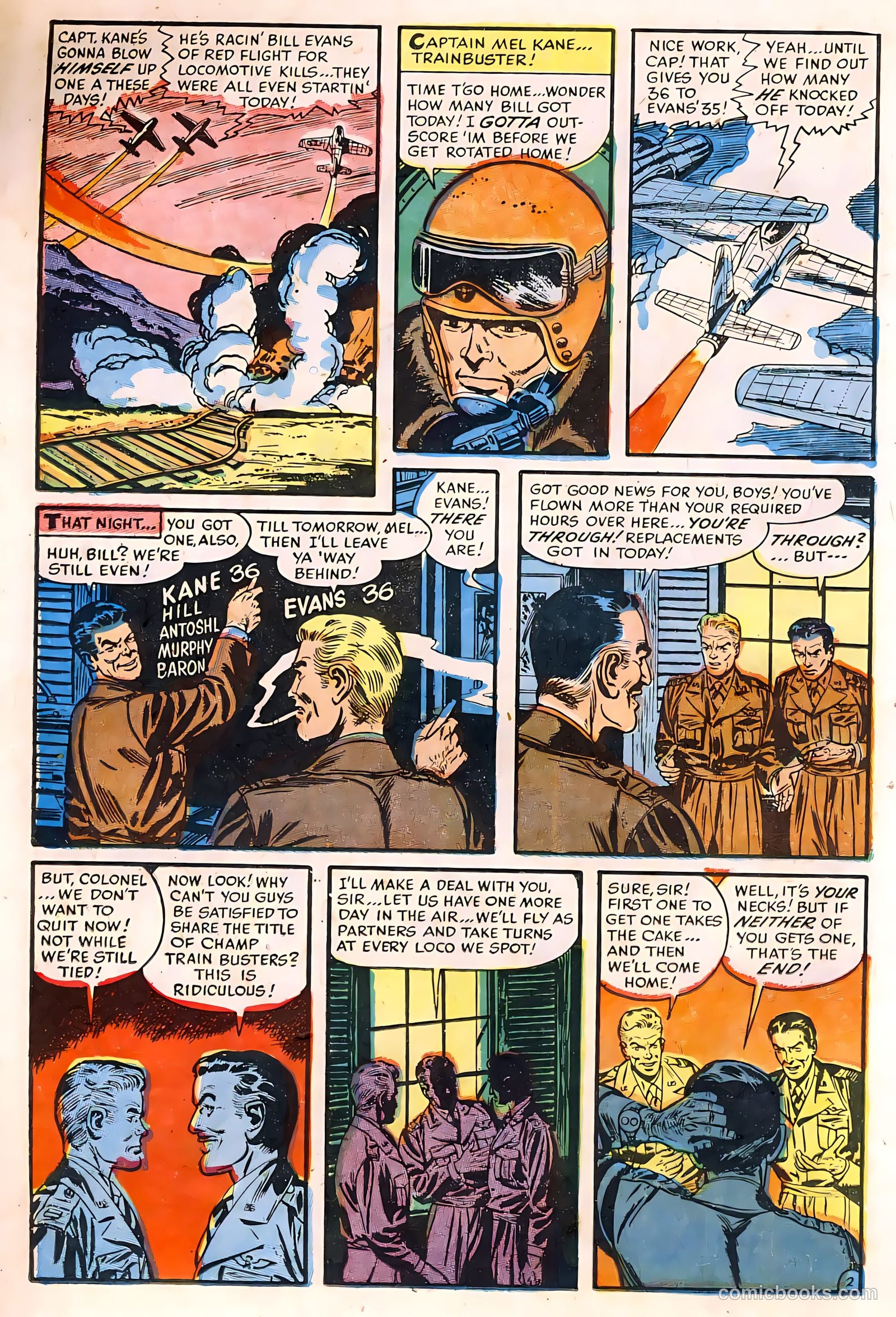 War Battles #8 (1952) — page 22 of 36