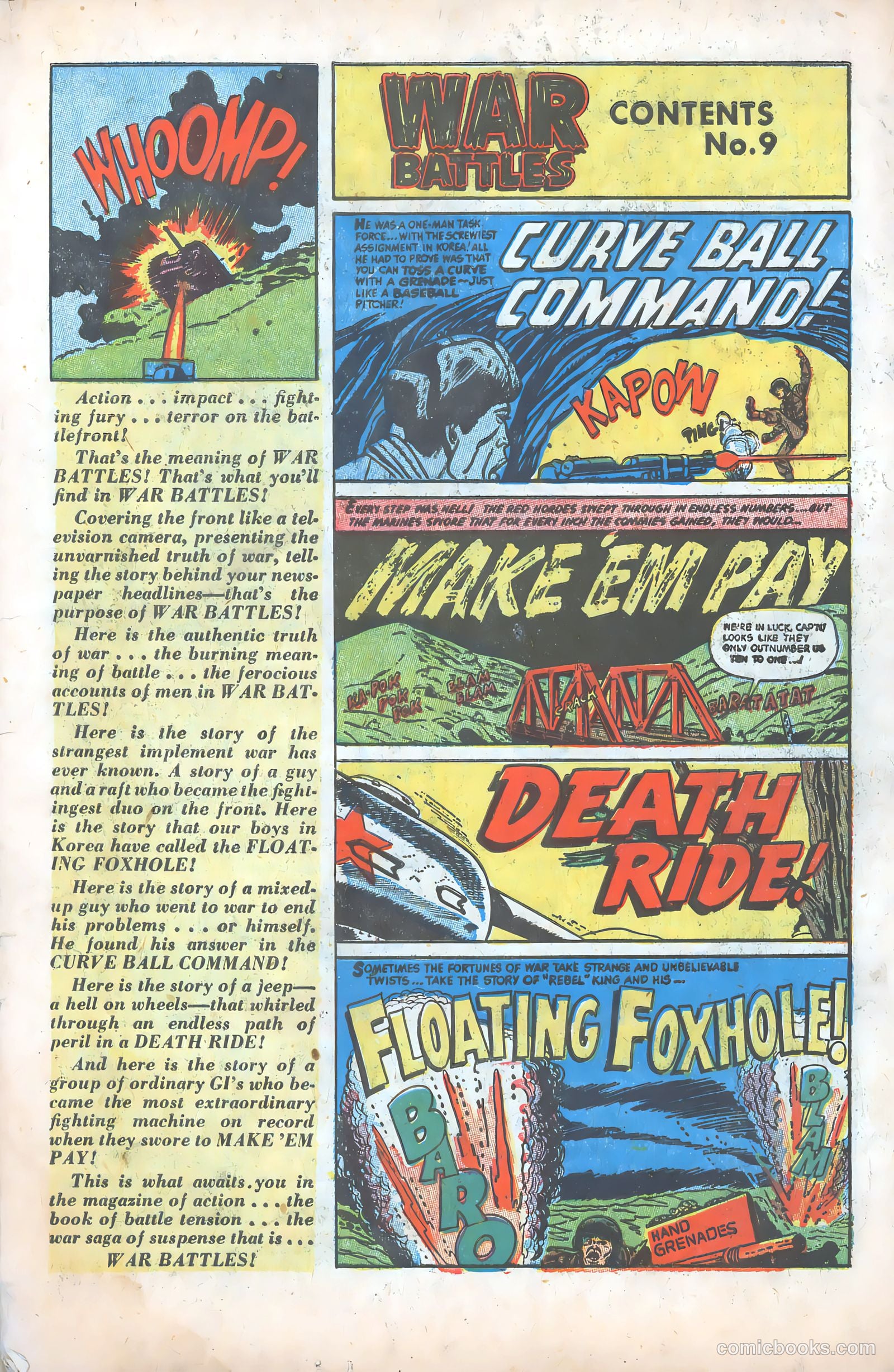 War Battles #9 (1952) — page 3 of 36