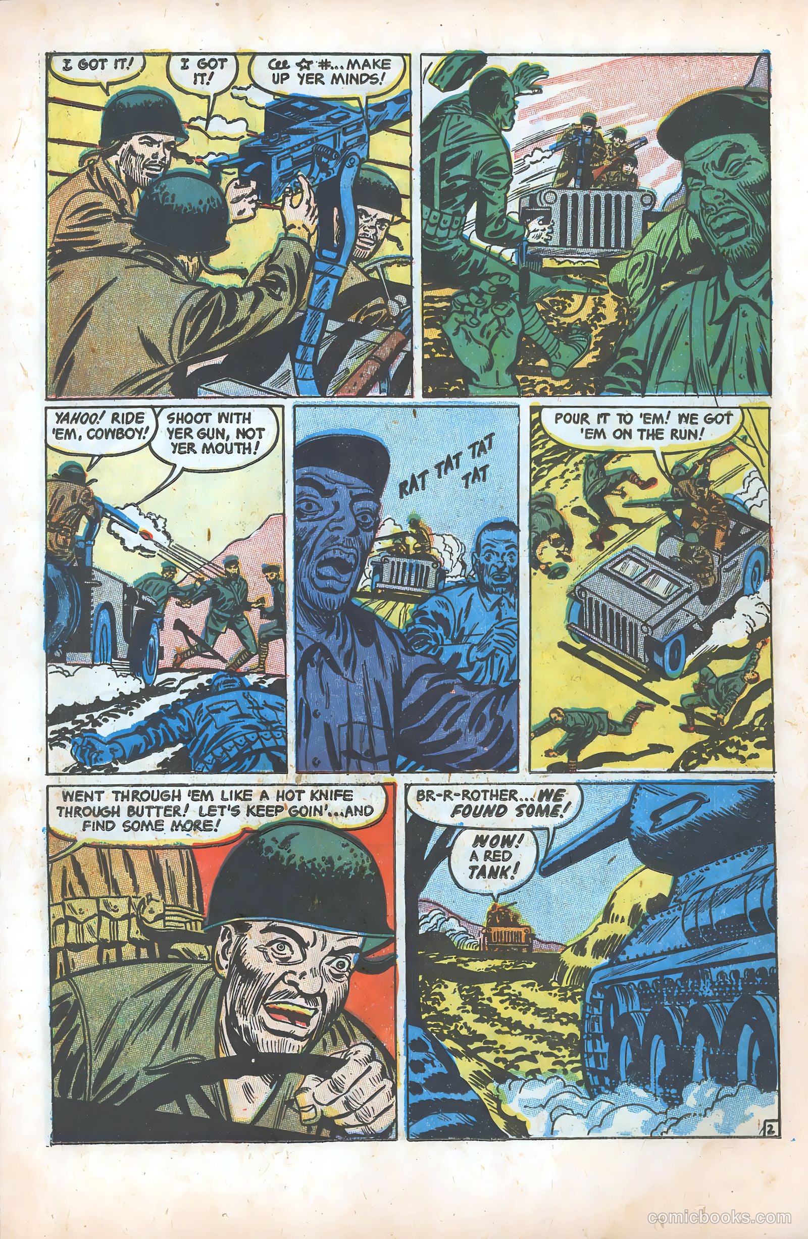 War Battles #9 (1952) — page 22 of 36