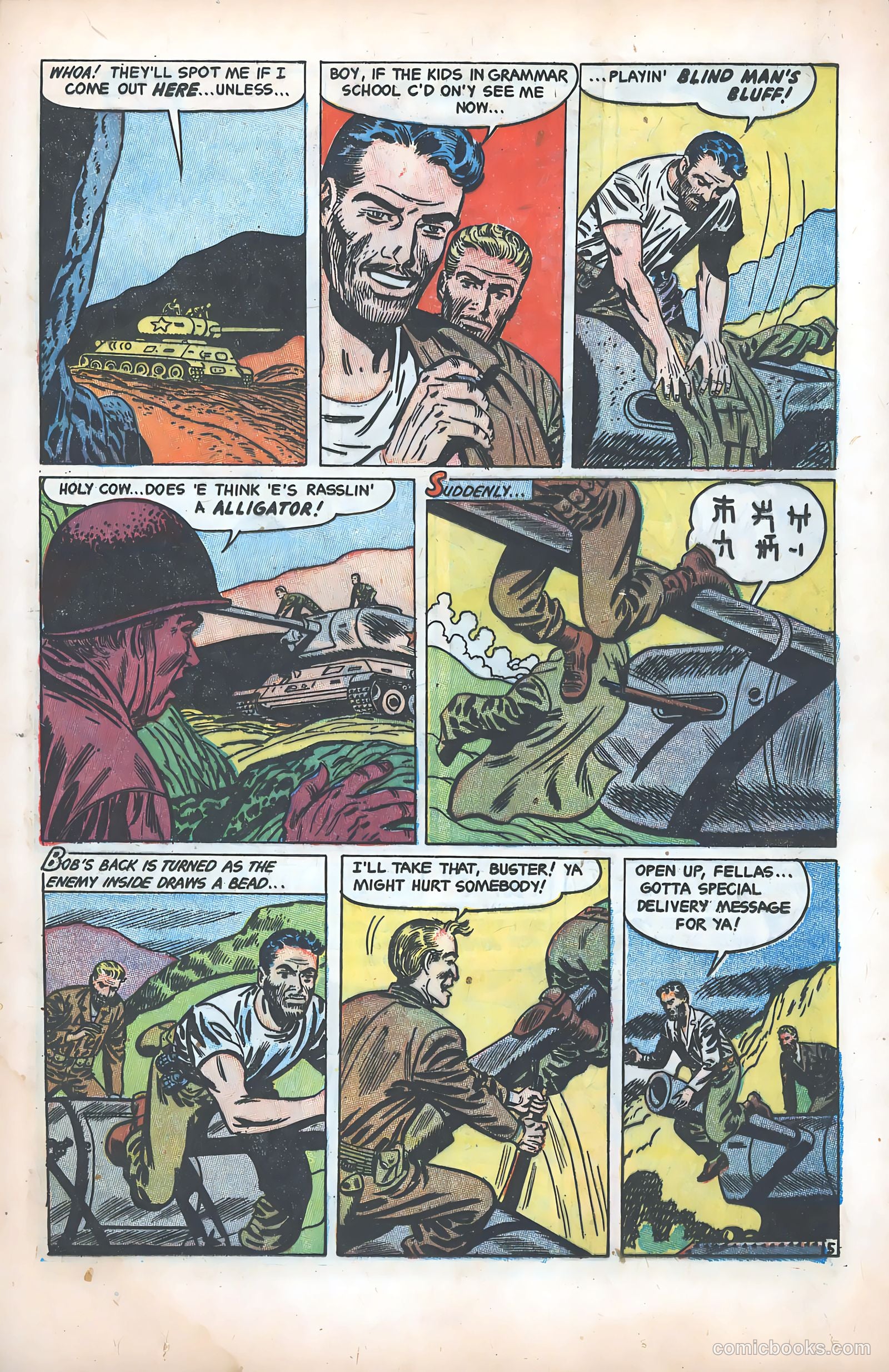 War Battles #9 (1952) — page 25 of 36