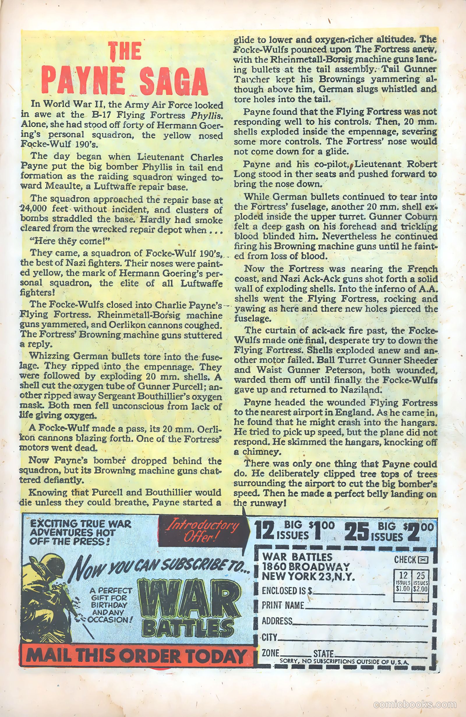 War Battles #9 (1952) — page 27 of 36