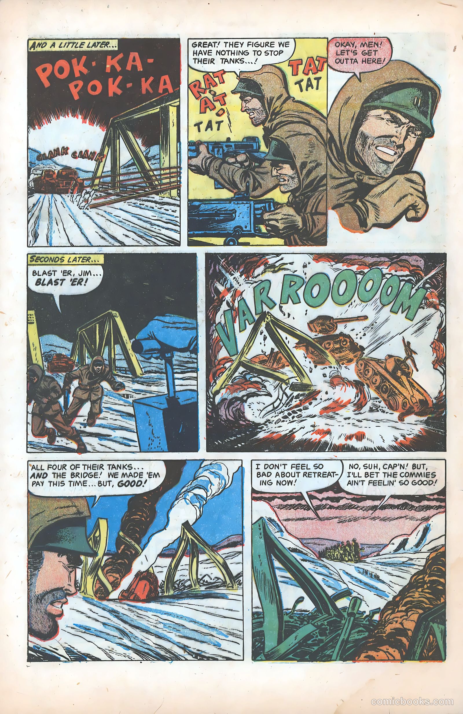 War Battles #9 (1952) — page 32 of 36