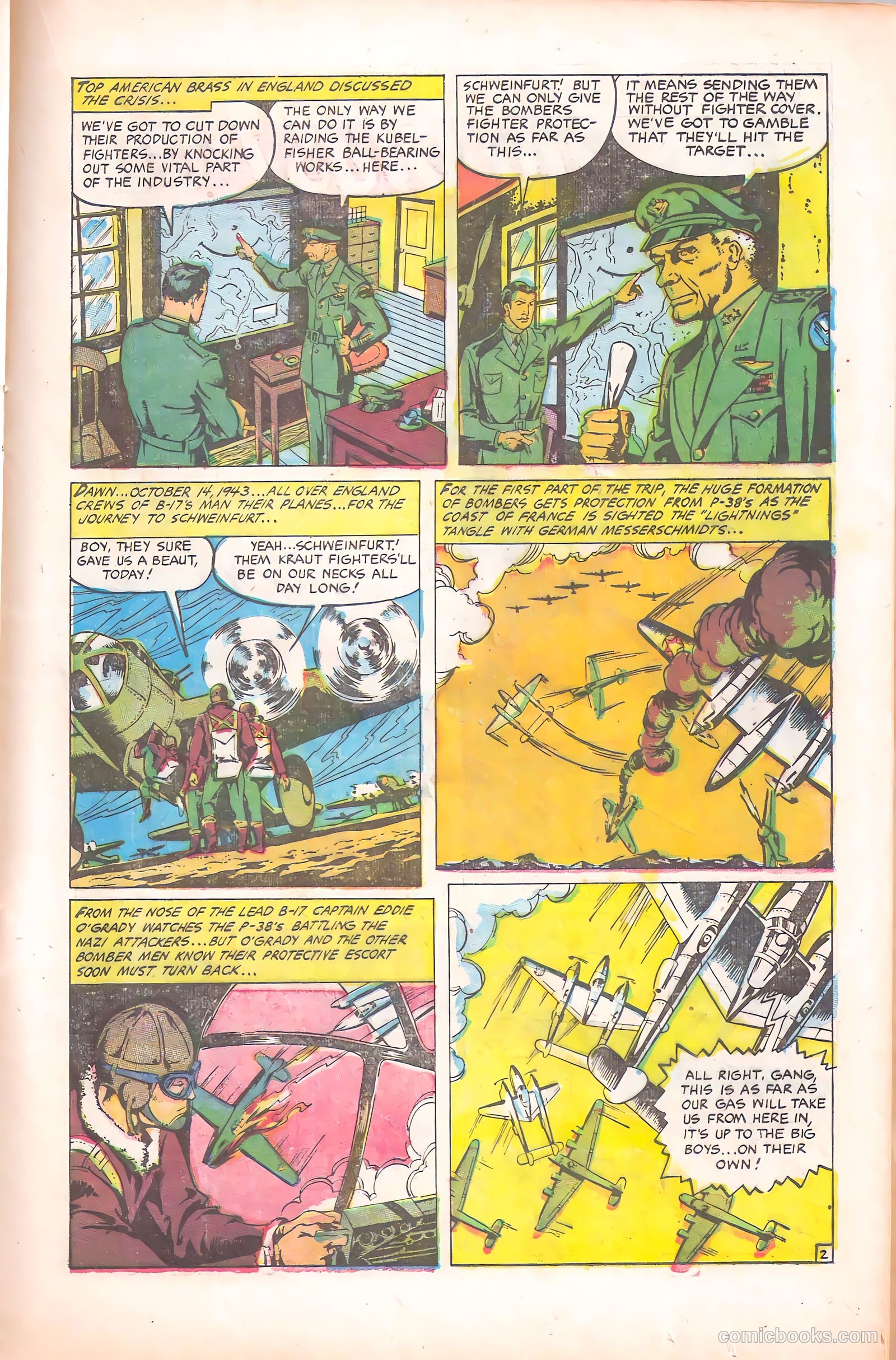 War Birds #1 (1952) — page 21 of 36