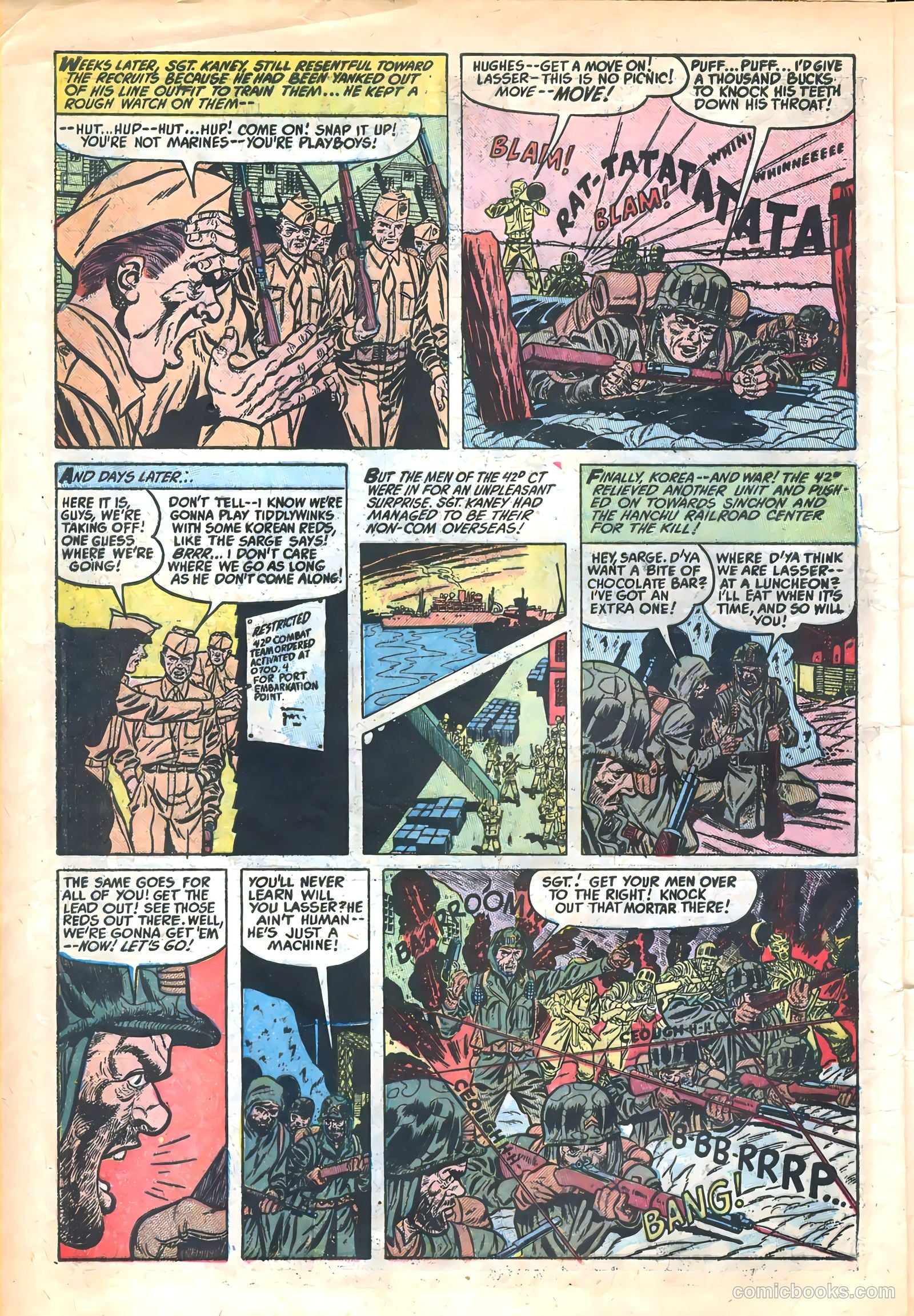 War Fury #1 (1952) — page 4 of 36