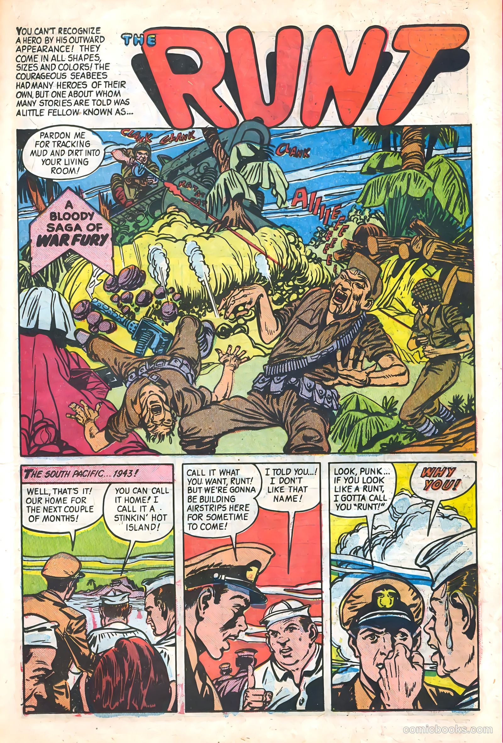 War Fury #1 (1952) — page 19 of 36
