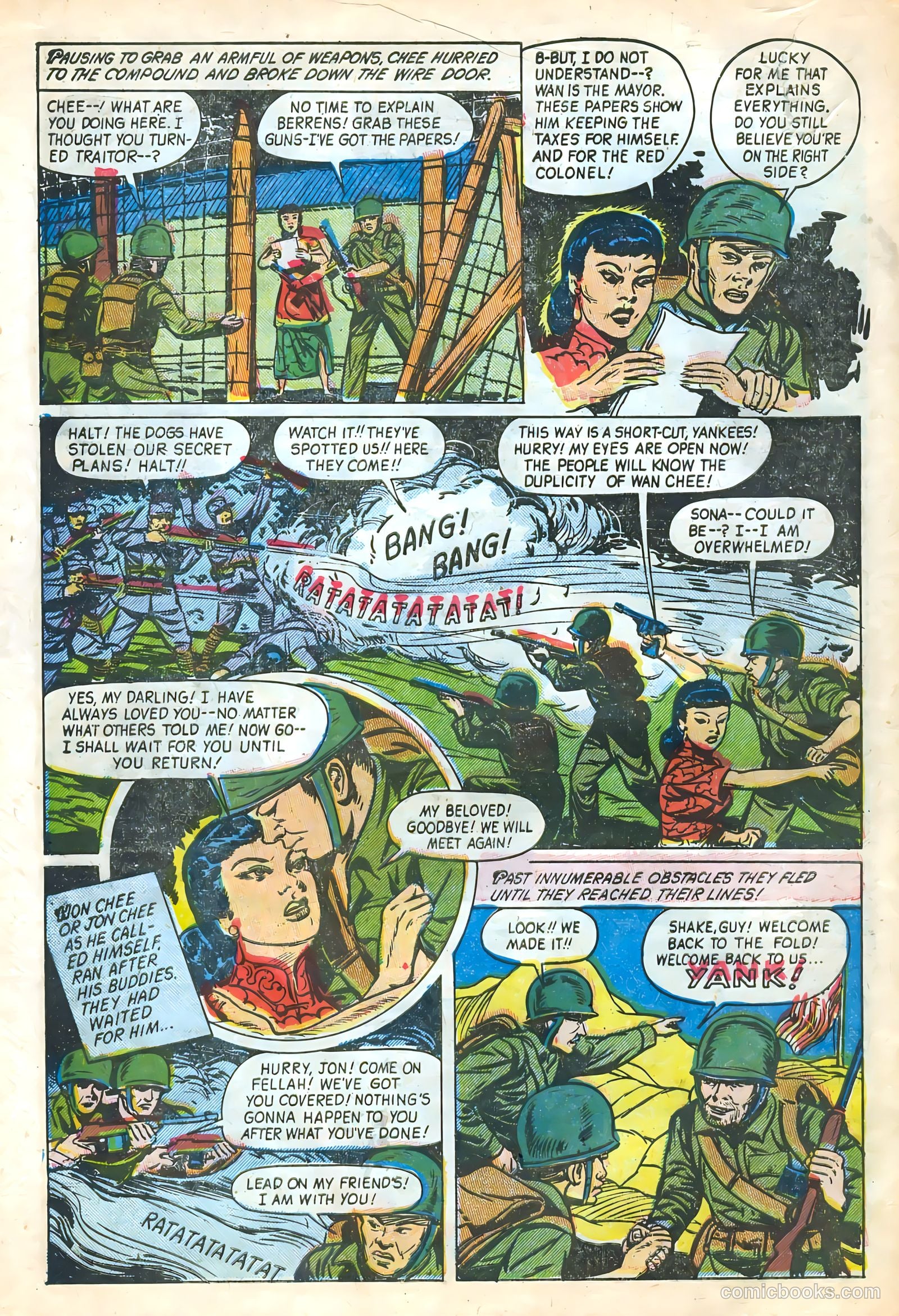 War Fury #1 (1952) — page 32 of 36