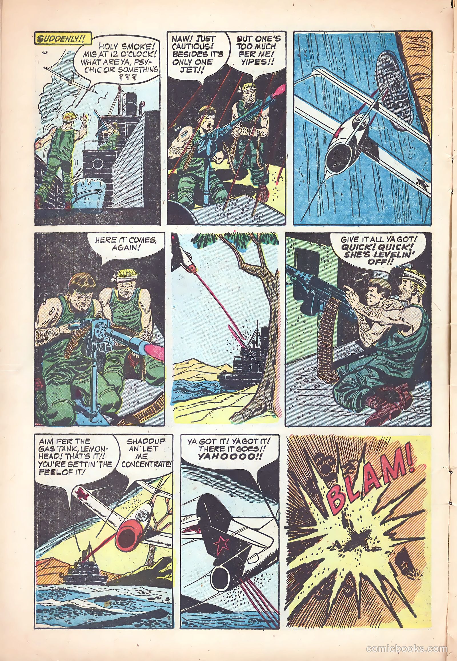 War Fury #4 (1953) — page 7 of 37