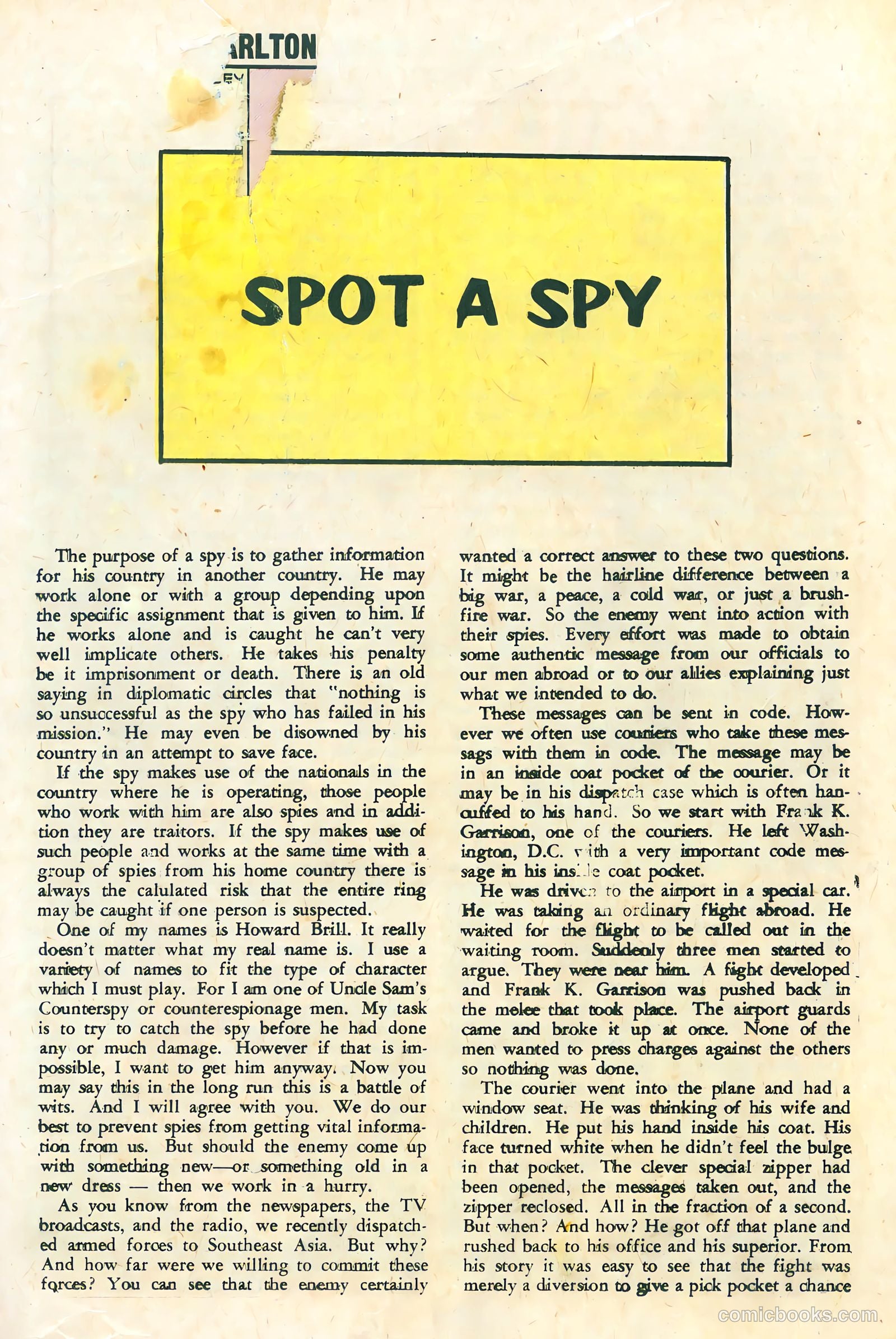 War Heroes #1 (1963) — page 25 of 36