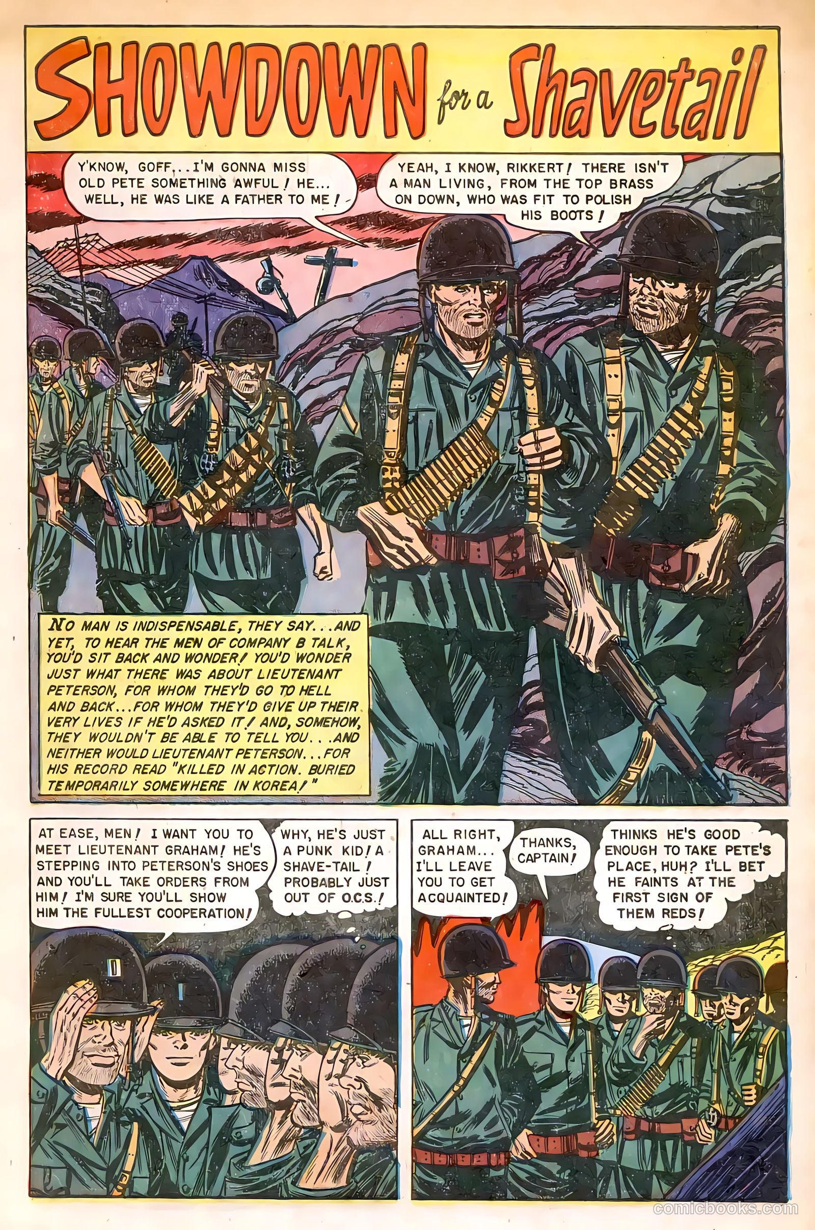 War Heroes #1 (1952) — page 3 of 36