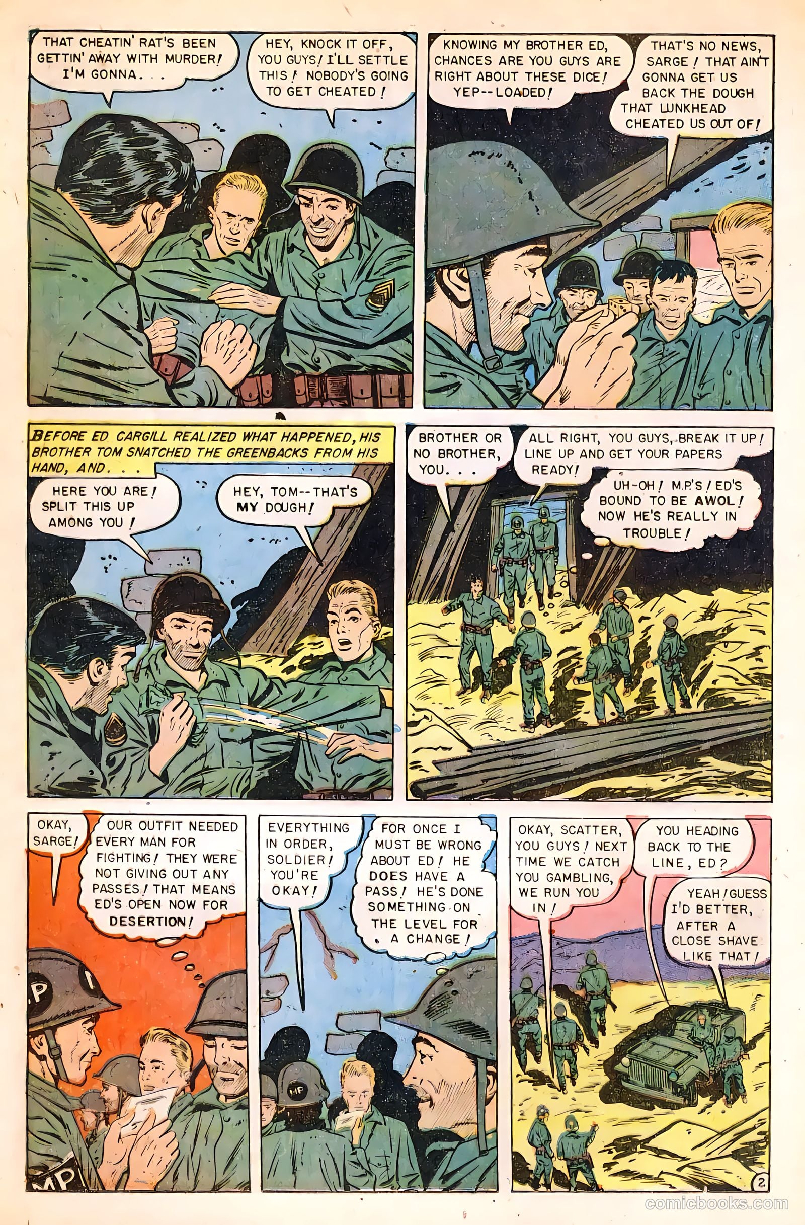 War Heroes #1 (1952) — page 12 of 36