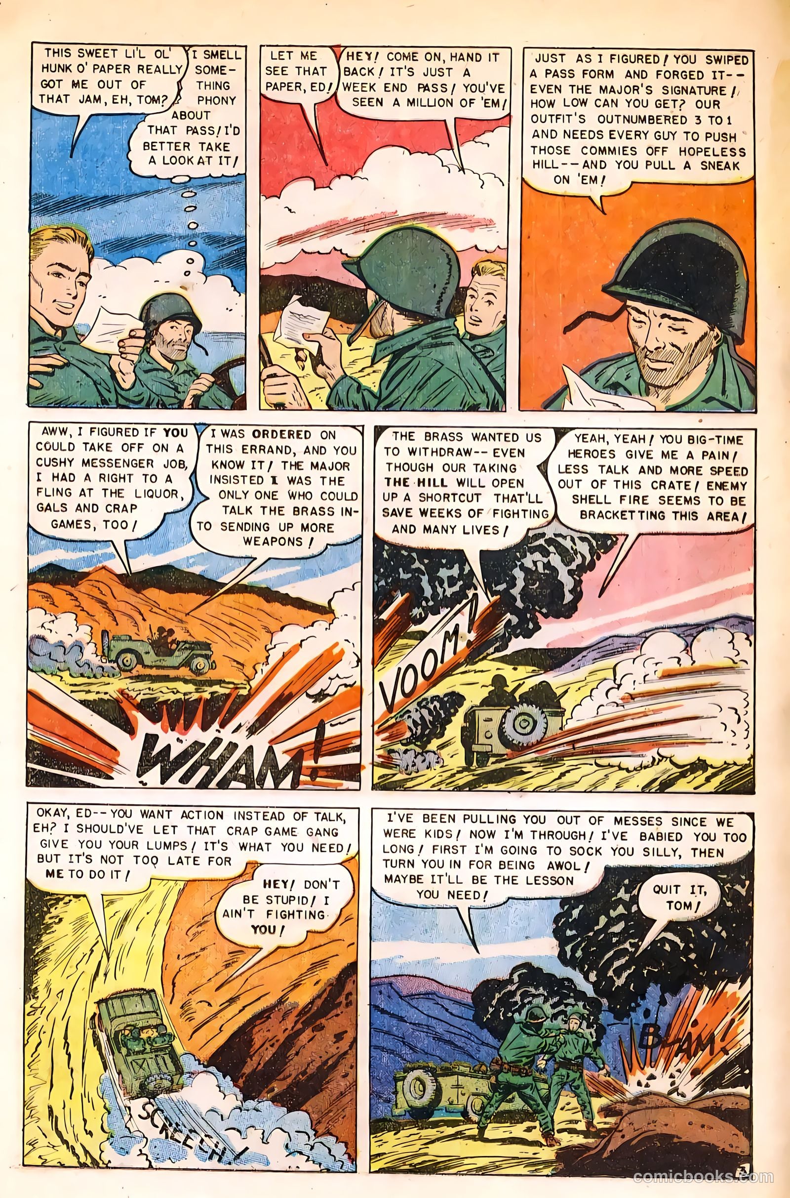 War Heroes #1 (1952) — page 13 of 36