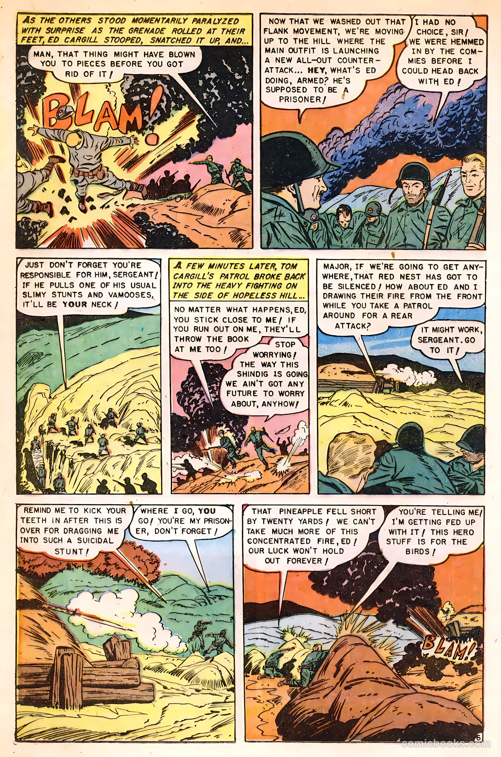 War Heroes #1 (1952) — page 16 of 36