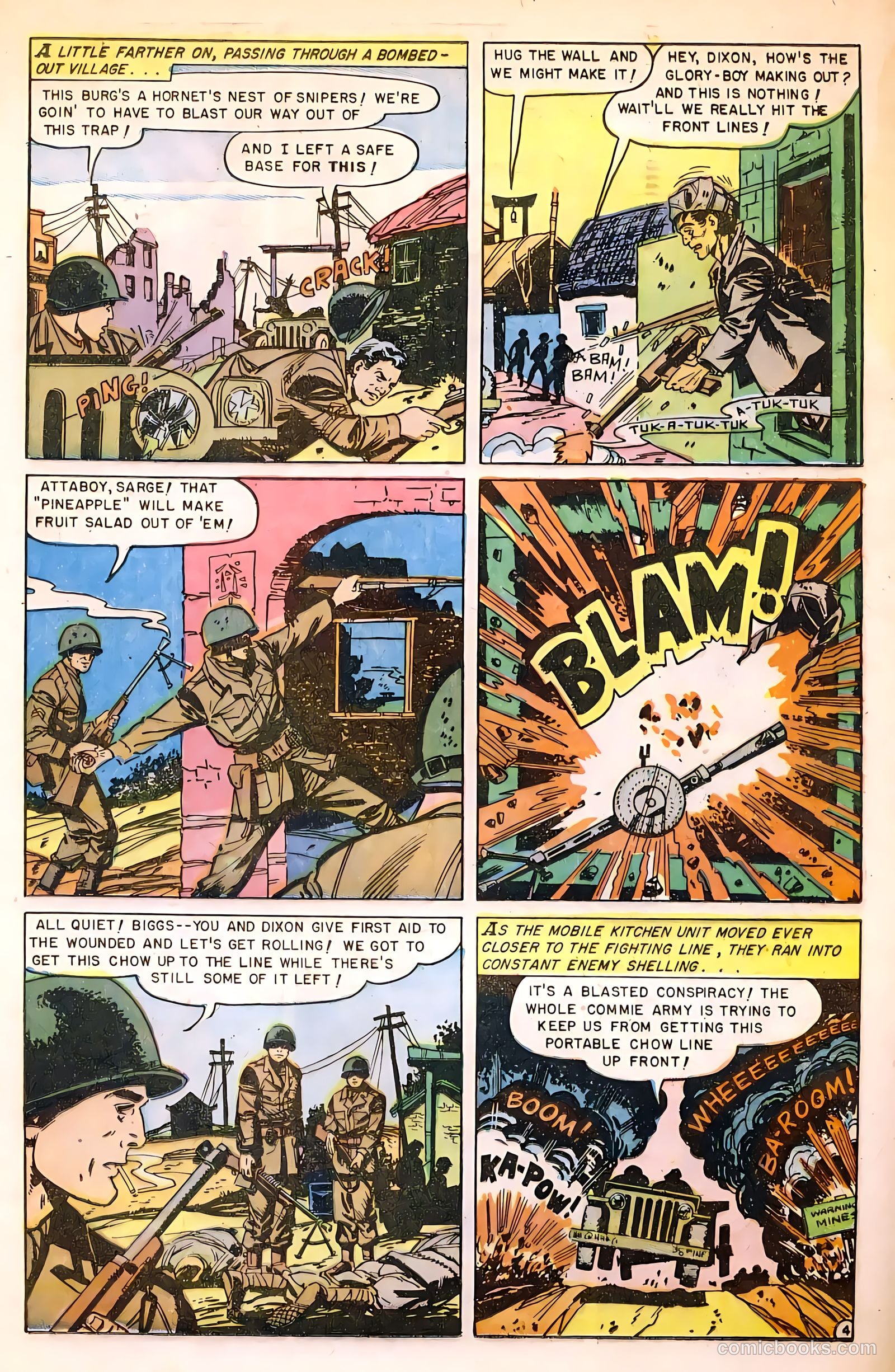 War Heroes #1 (1952) — page 21 of 36