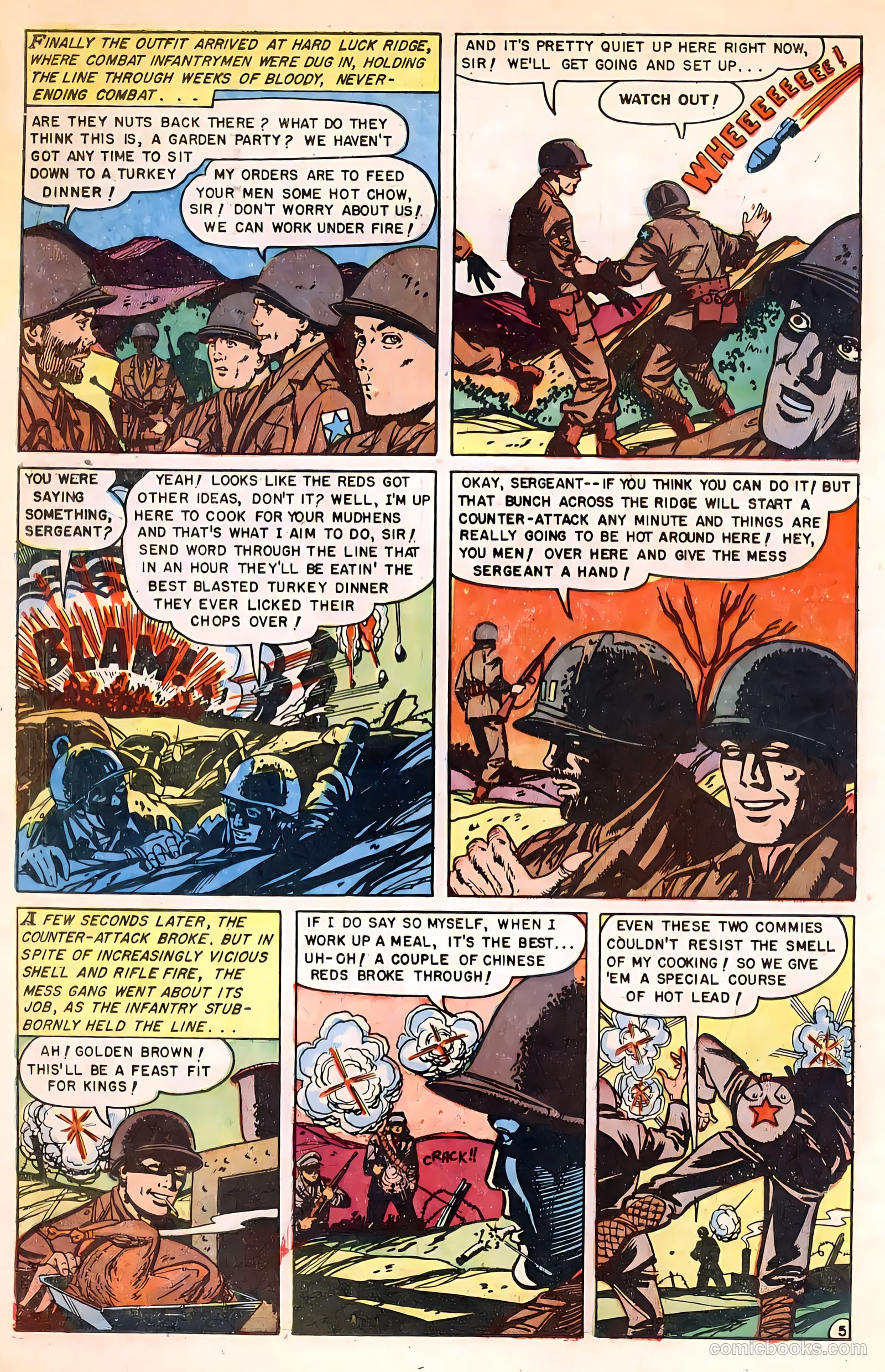 War Heroes #1 (1952) — page 22 of 36