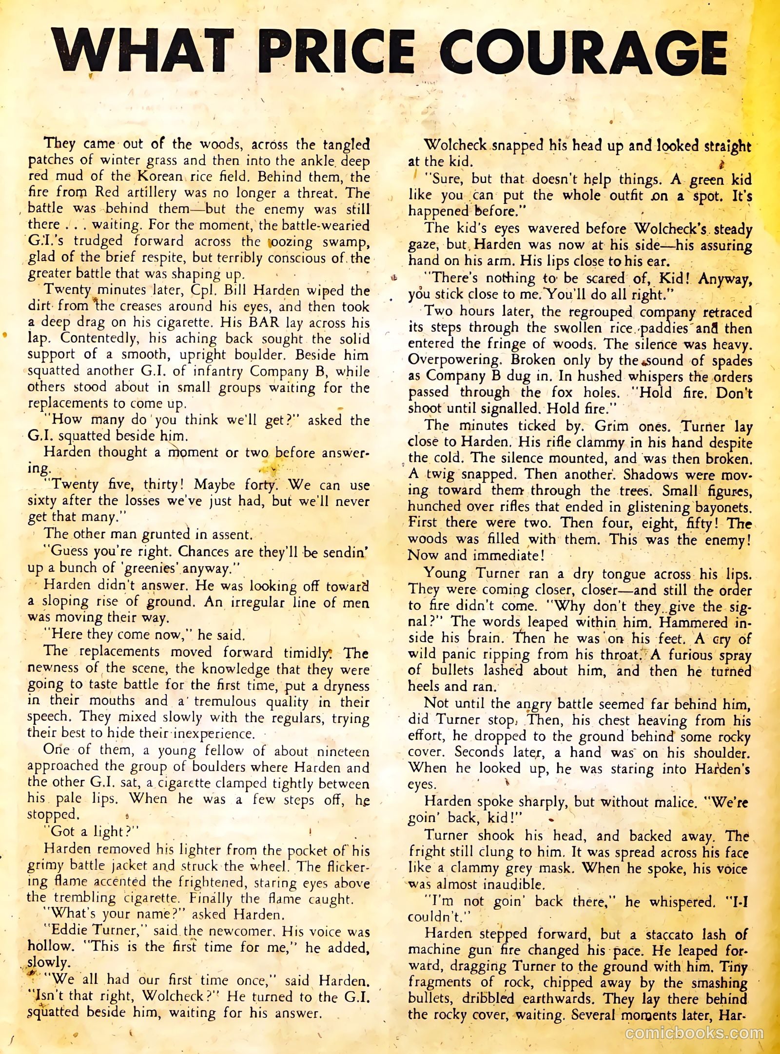 War Heroes #1 (1952) — page 25 of 36