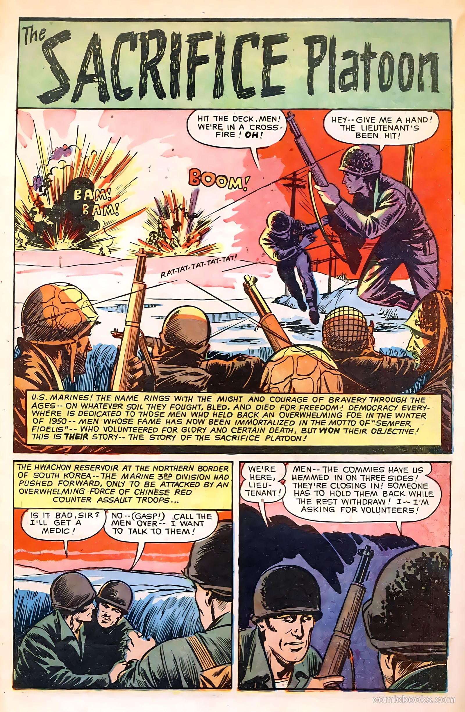 War Heroes #1 (1952) — page 27 of 36