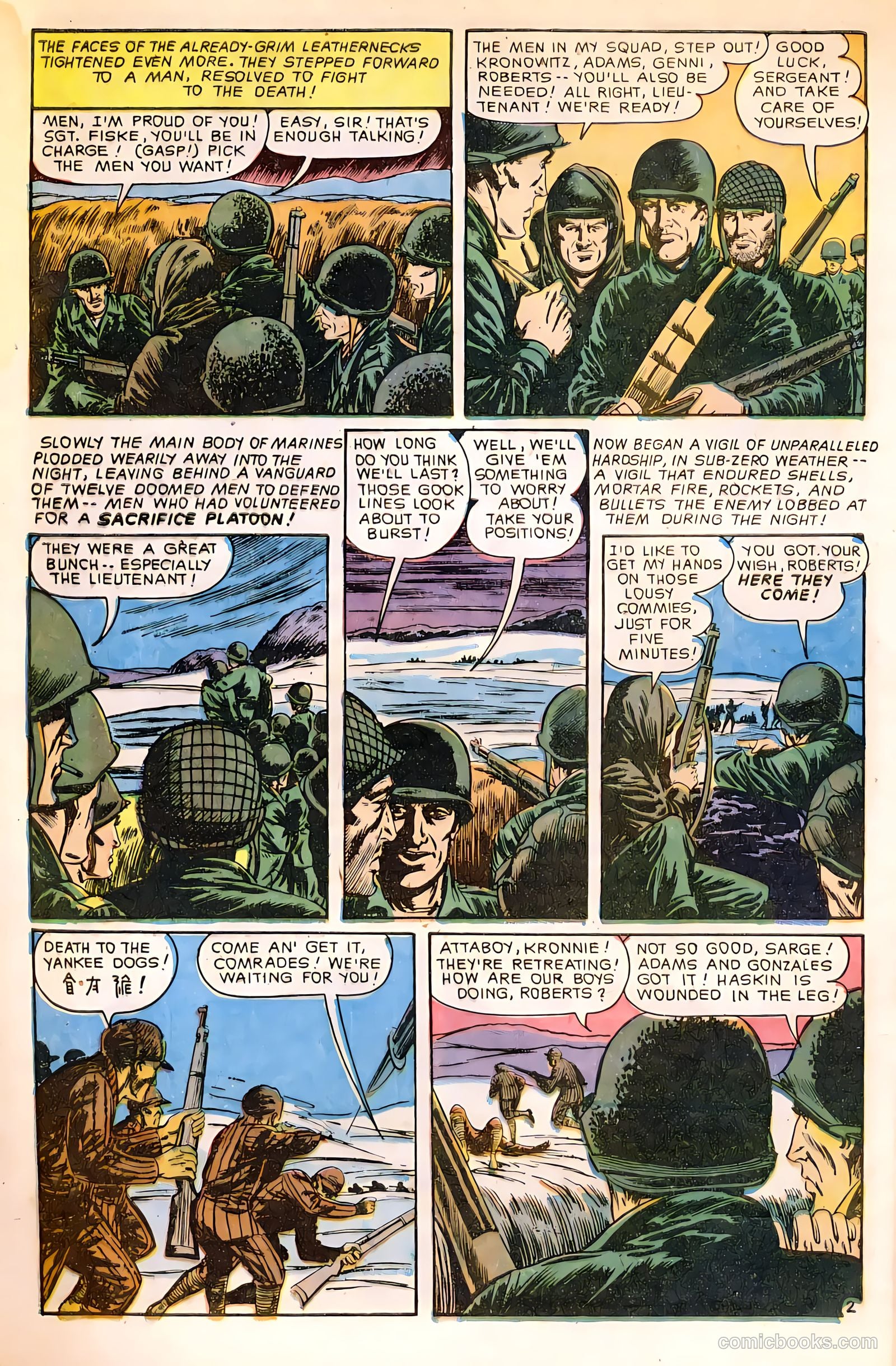 War Heroes #1 (1952) — page 28 of 36