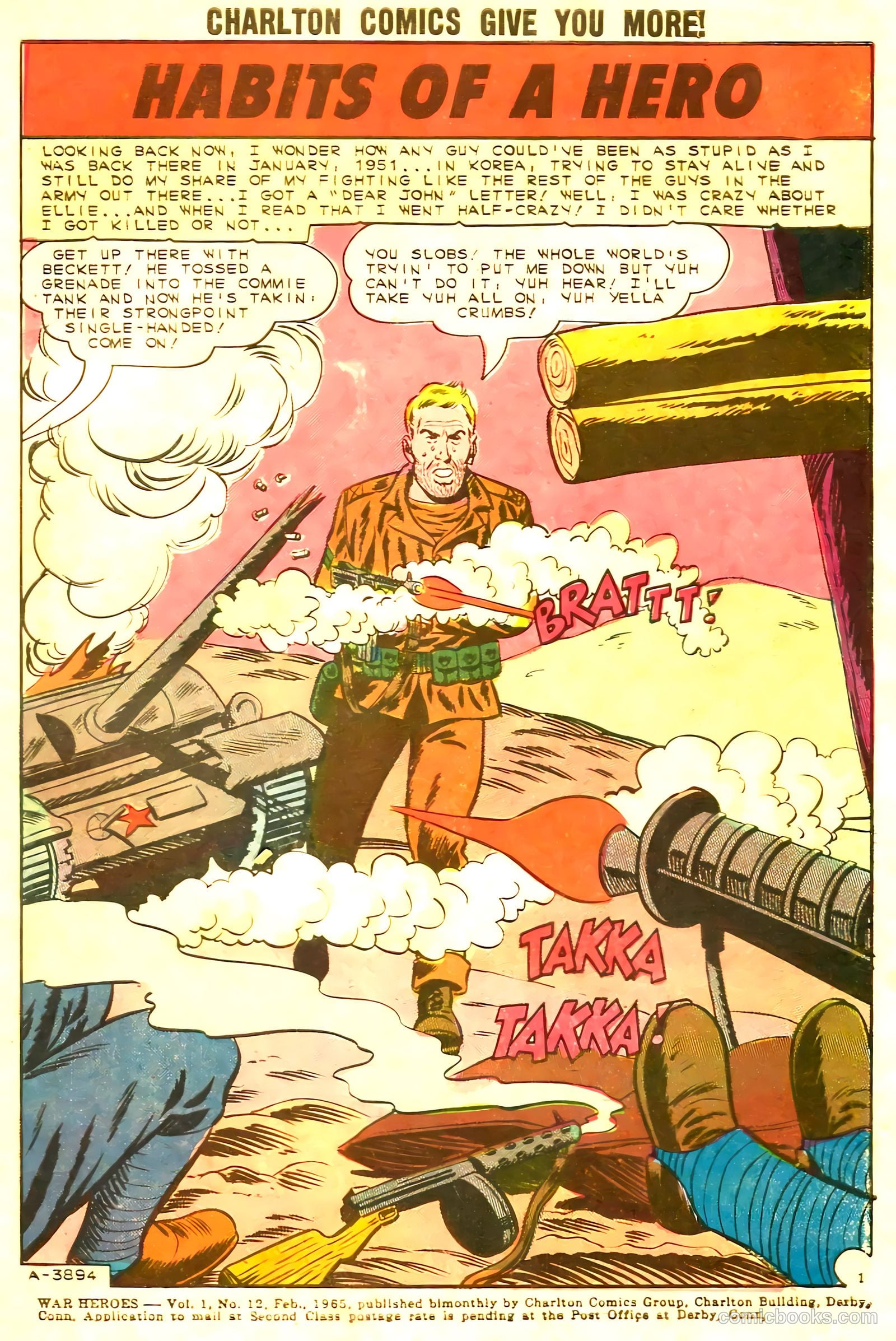 War Heroes #12 (1965) — page 3 of 36