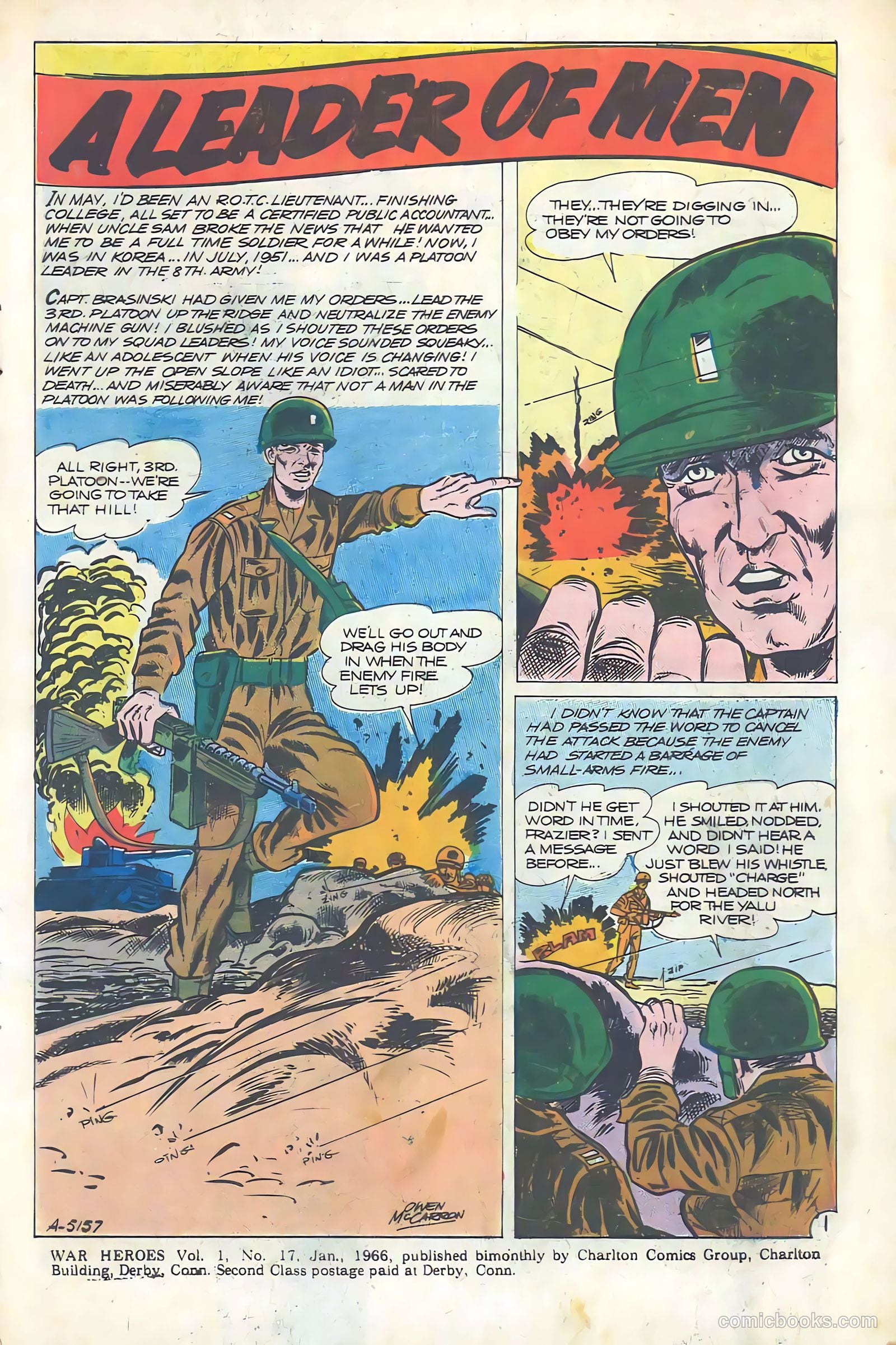 War Heroes #17 (1966) — page 3 of 36