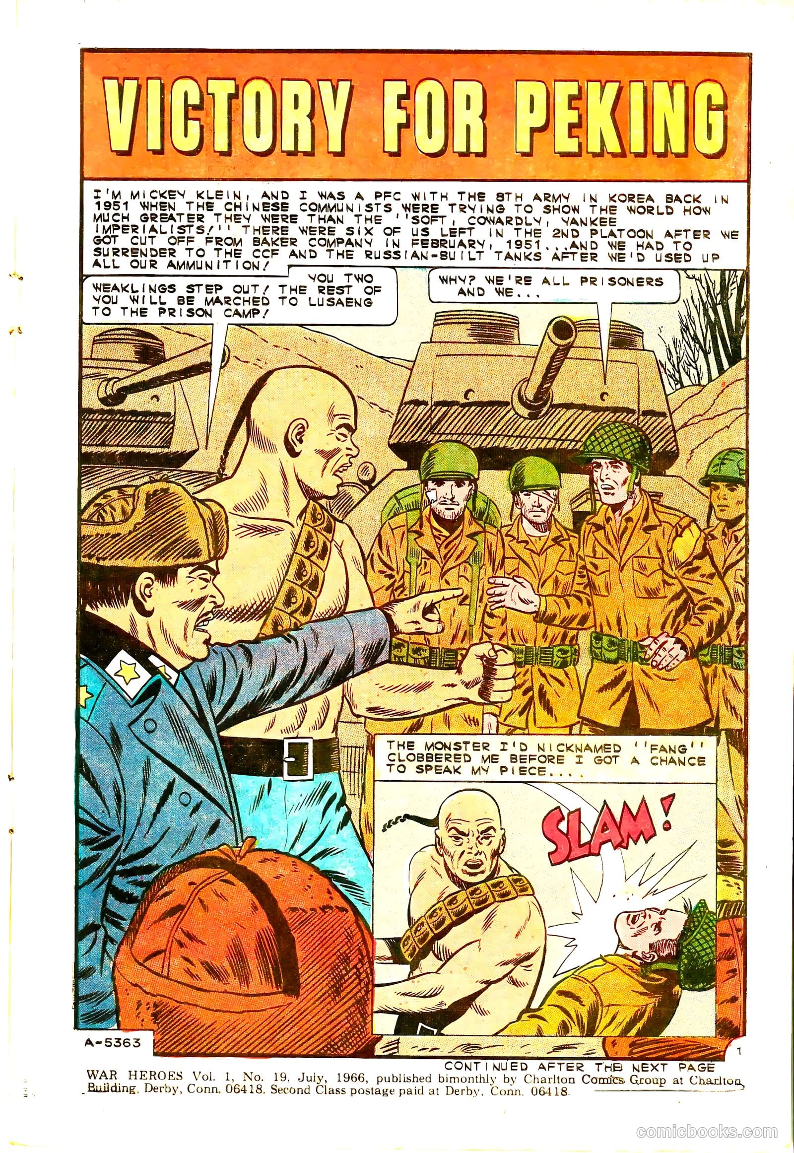 War Heroes #19 (1966) — page 3 of 36