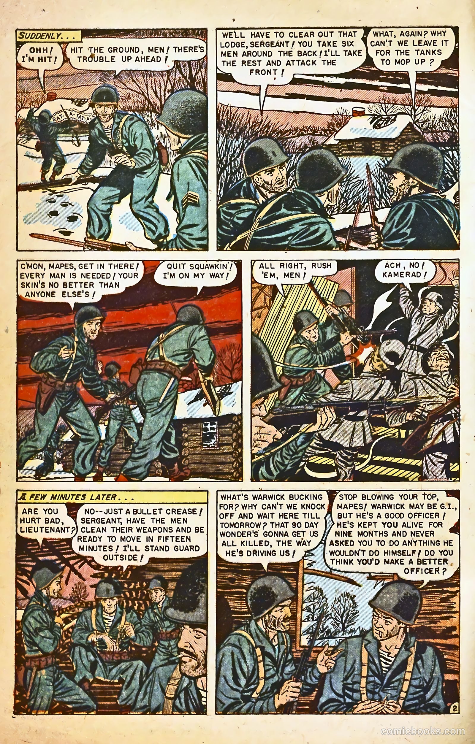 War Heroes #2 (1952) — page 4 of 36