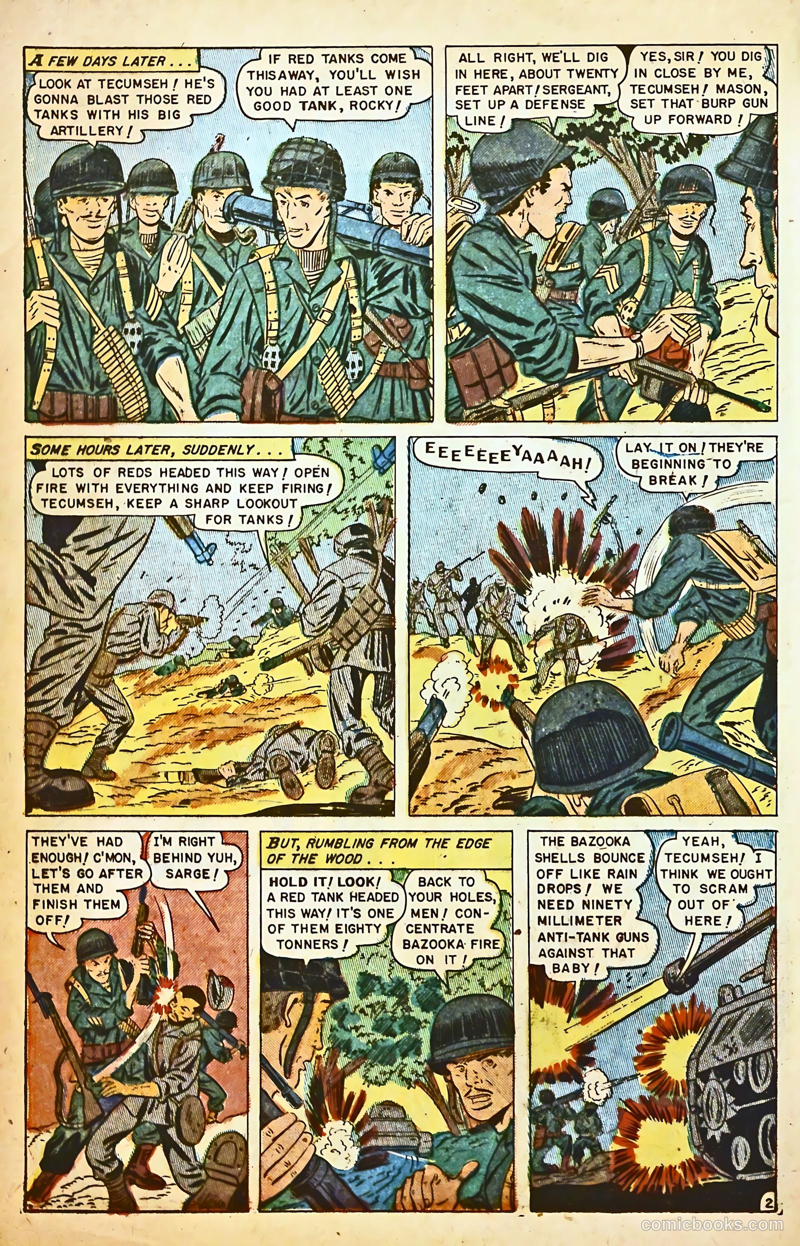 War Heroes #2 (1952) — page 12 of 36
