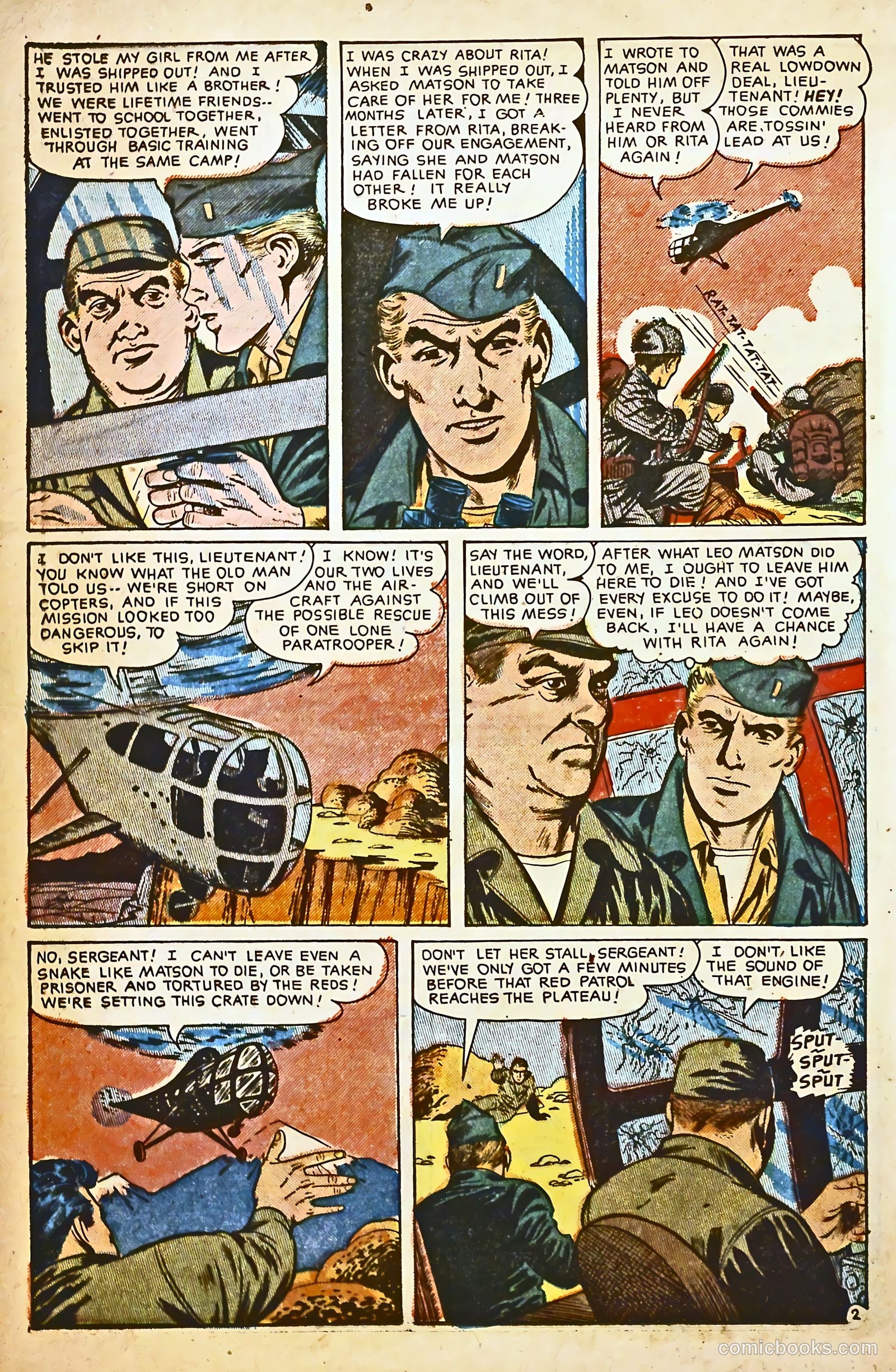 War Heroes #2 (1952) — page 20 of 36
