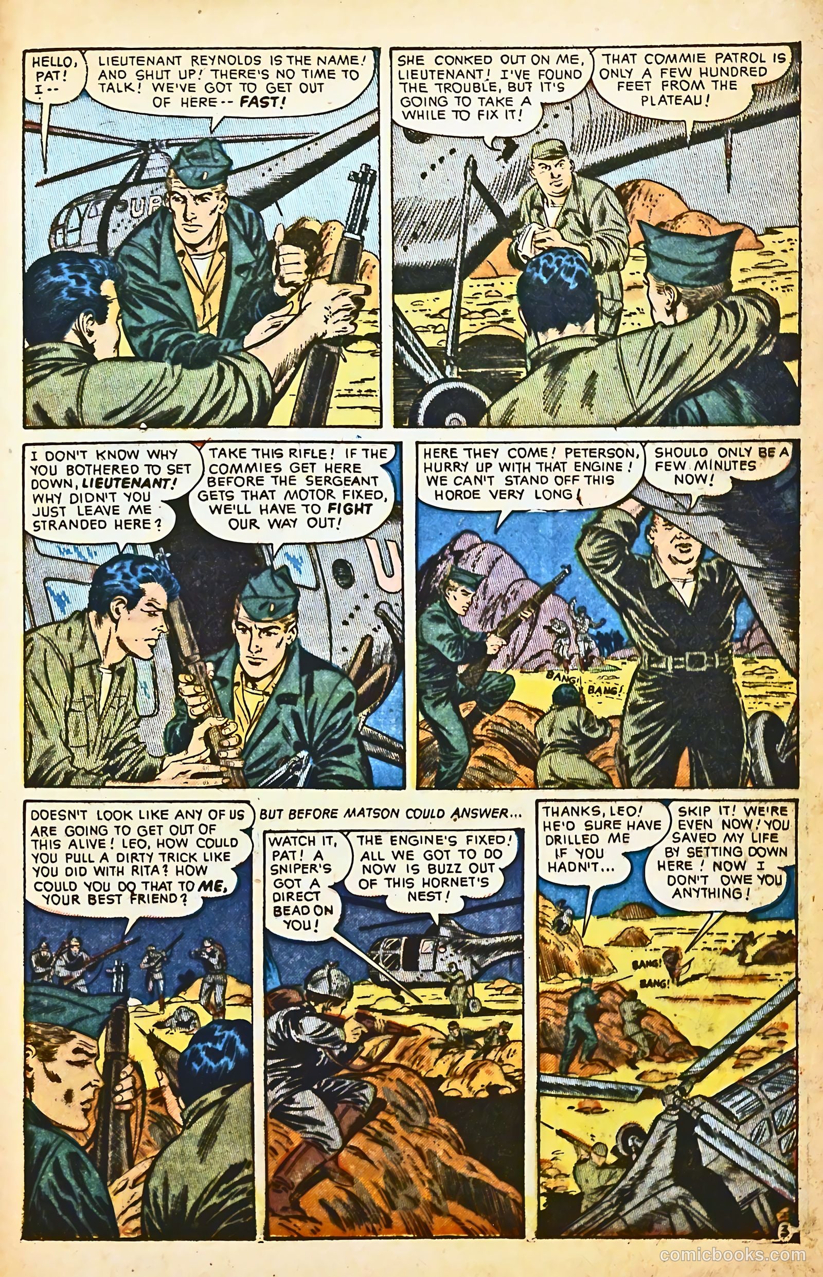 War Heroes #2 (1952) — page 21 of 36