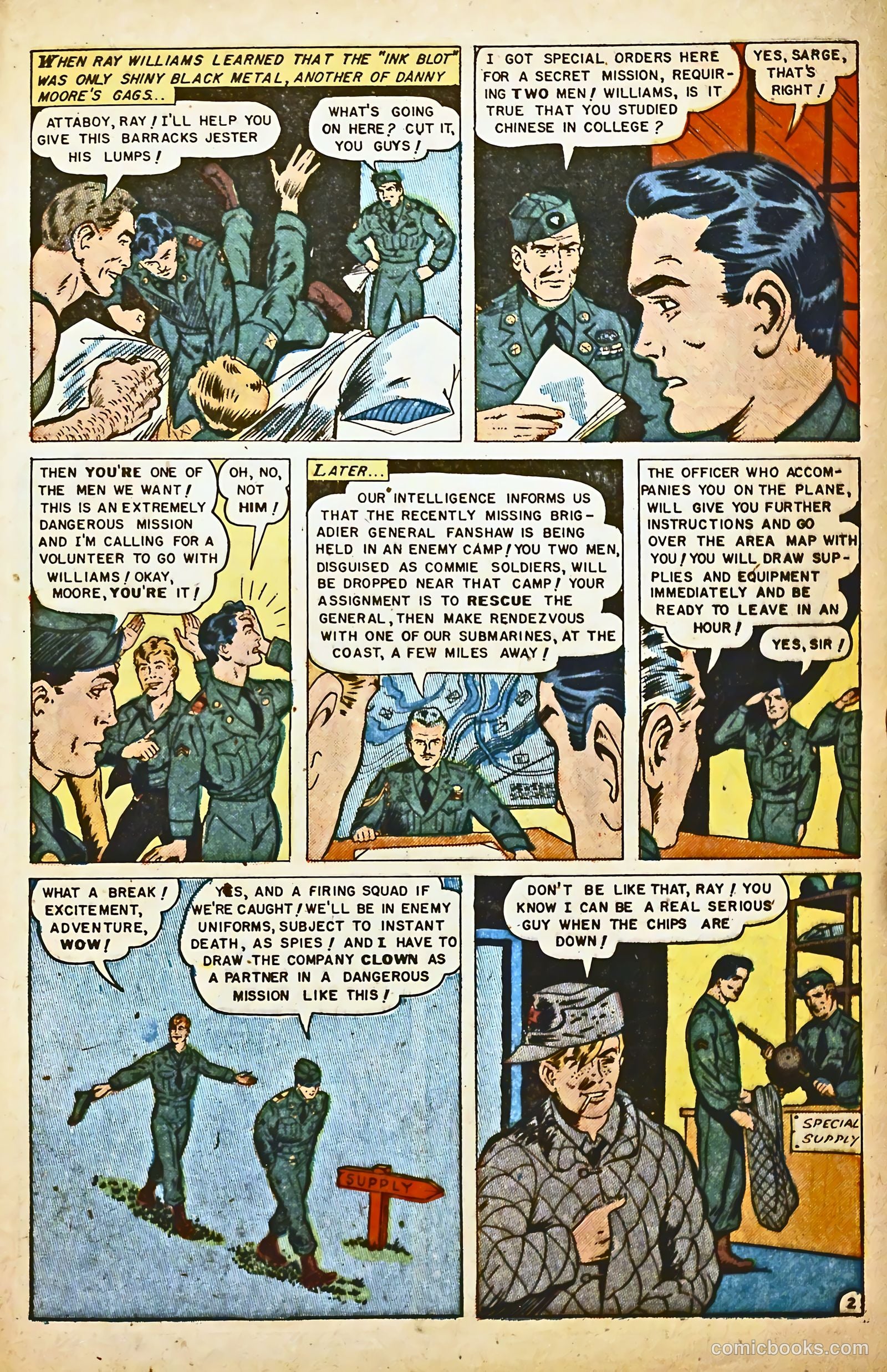 War Heroes #2 (1952) — page 29 of 36