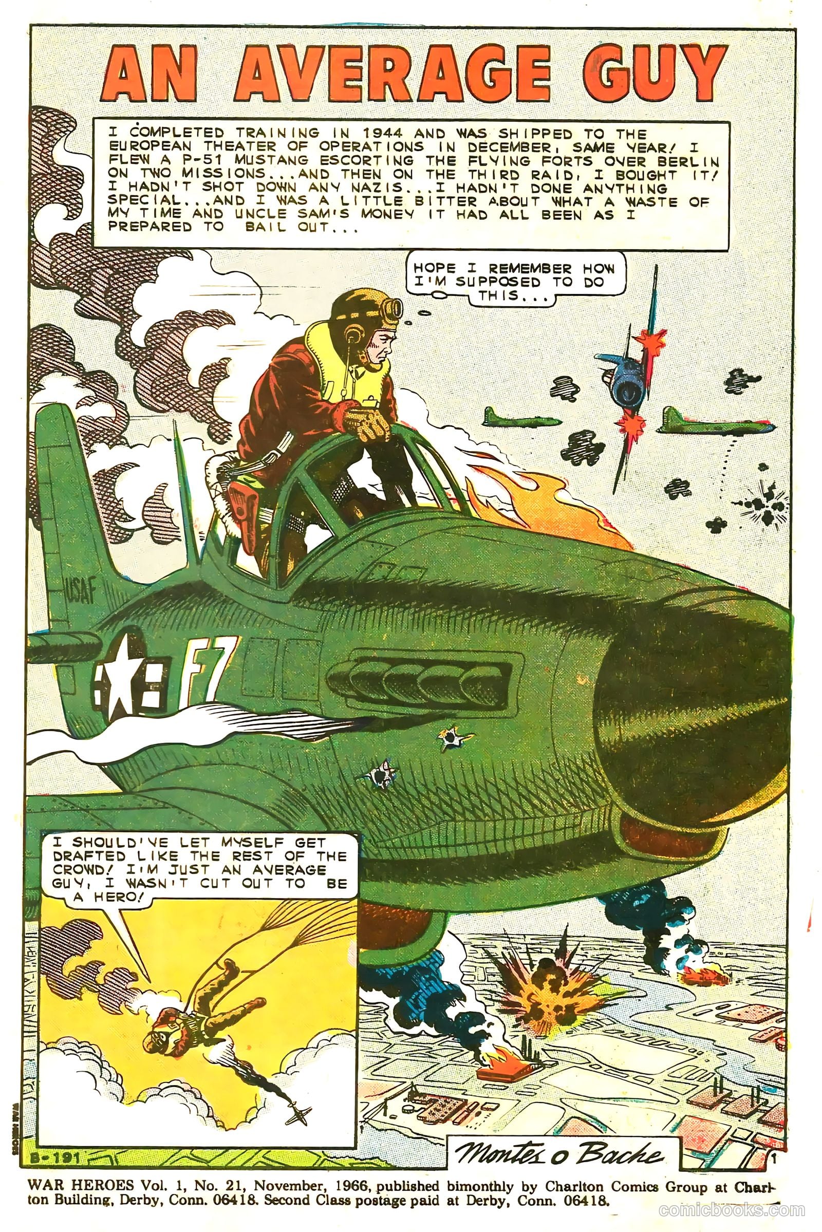 War Heroes #21 (1966) — page 3 of 36